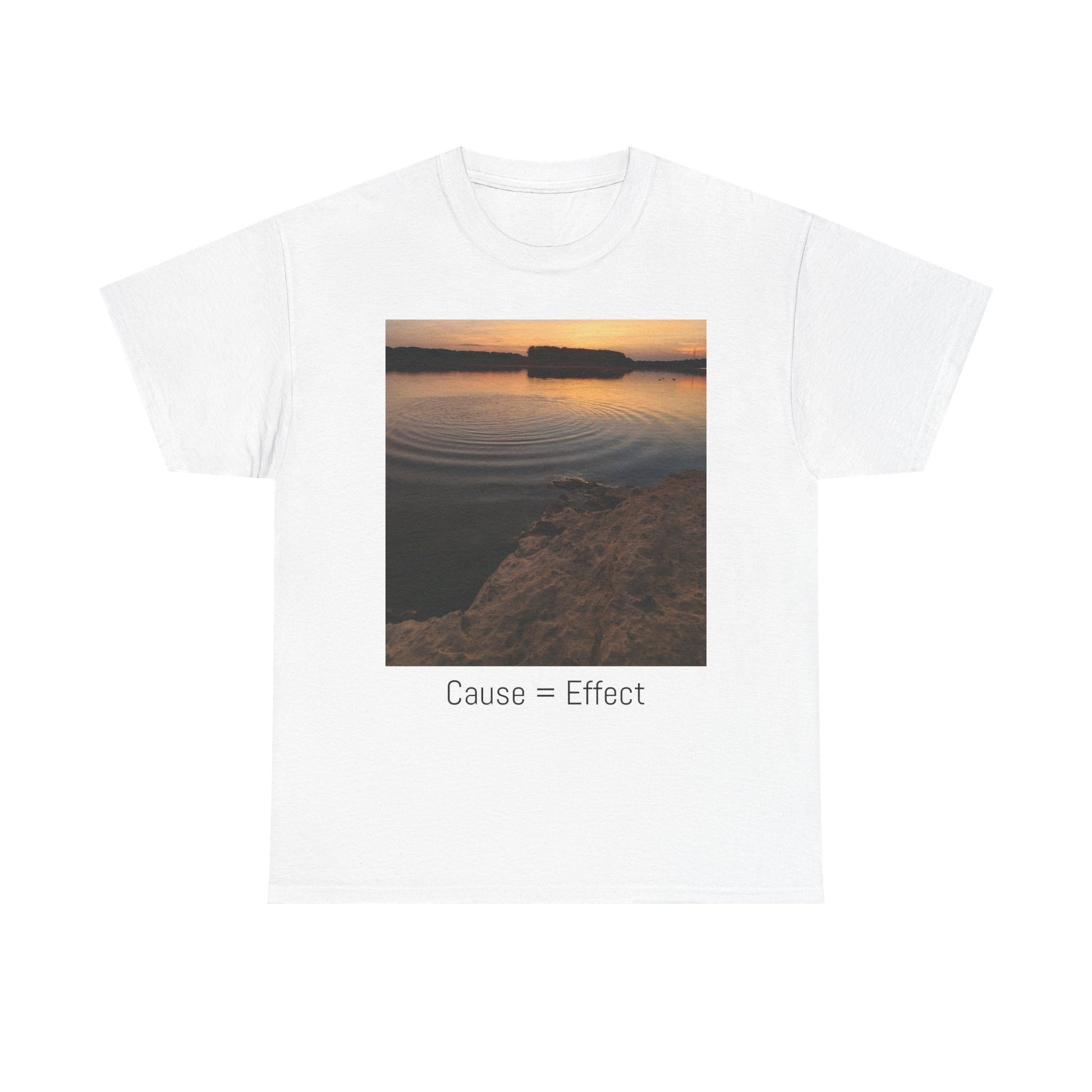 Nature-Inspired Unisex Heavy Cotton Tee, Casual T-Shirt for Nature Lovers, Eco-Friendly Gift, Relaxed Fit, Perfect for Summer