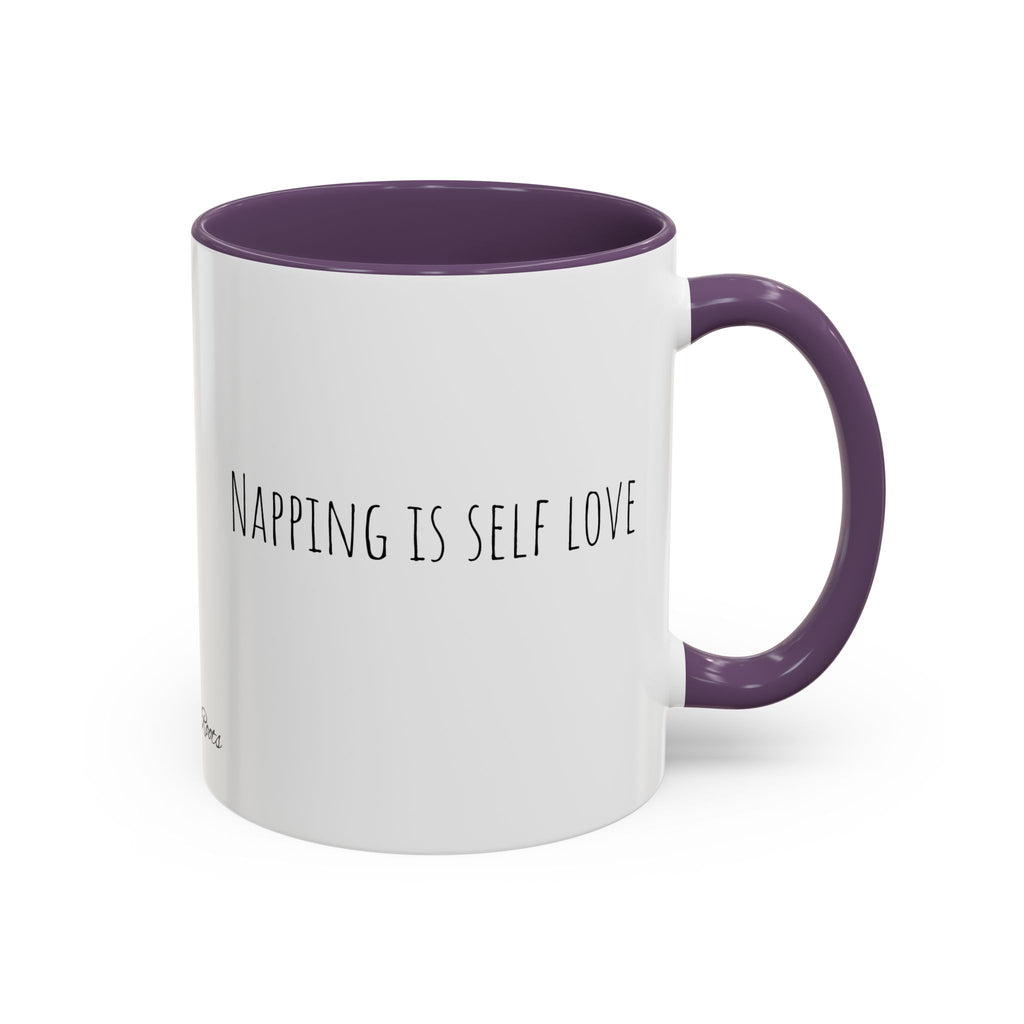 Self-Love Coffee Mug - Napping is Self Love, Funny Gift for Coffee Lovers, Relaxation Mug, Cozy Home Decor, Gift for Her, Kitten