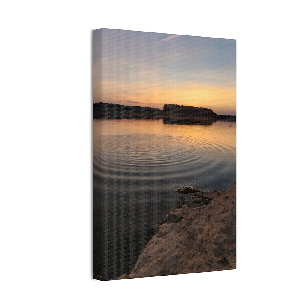 Serene Sunset Canvas Print, Wall Art for Home Decor, Landscape Artwork, Nature Photography, Gift for Nature Lovers