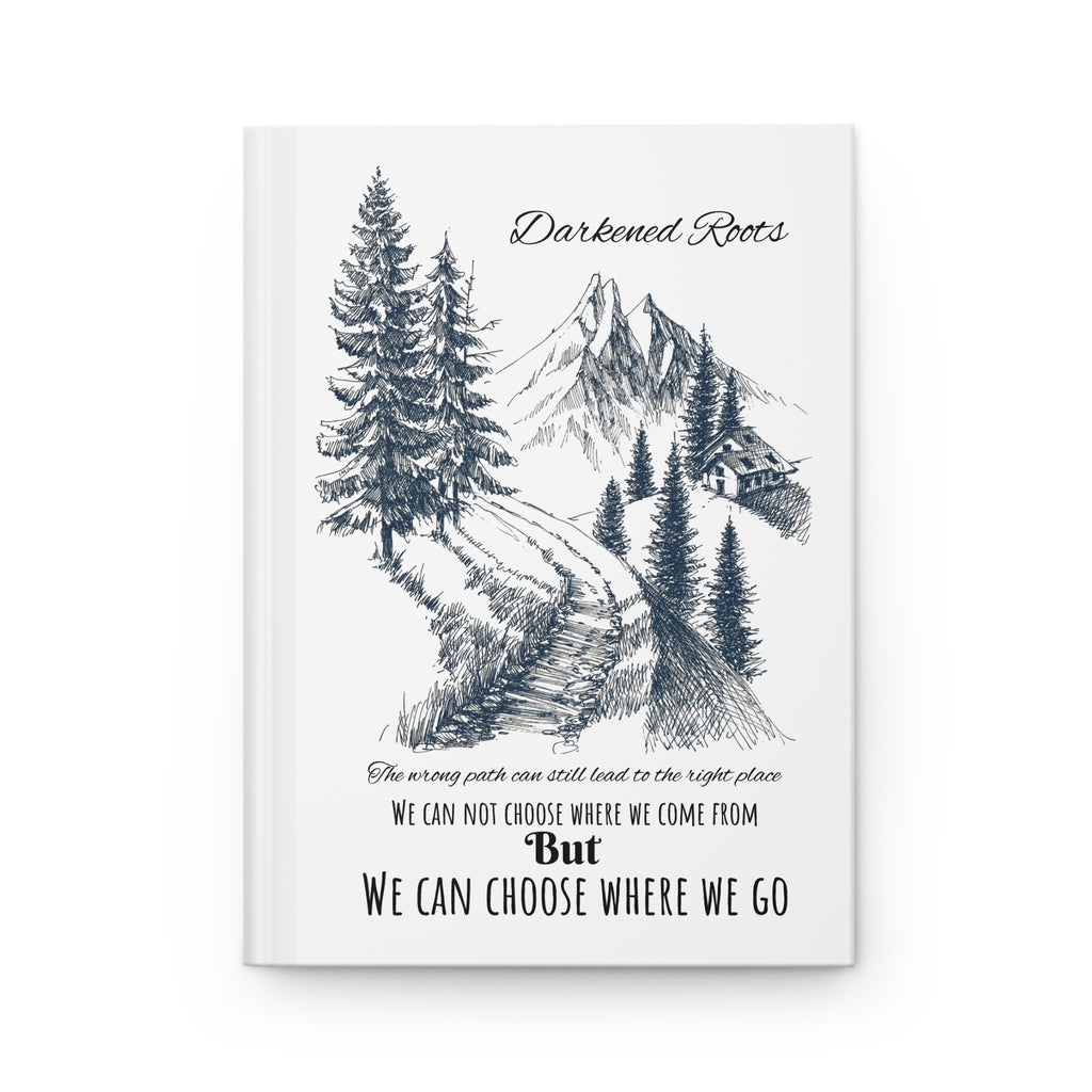 Inspirational Hardcover Journal, Nature-themed Writing Notebook, Gift for Writers, Personalized Travel Journal, Thoughtful Keepsake