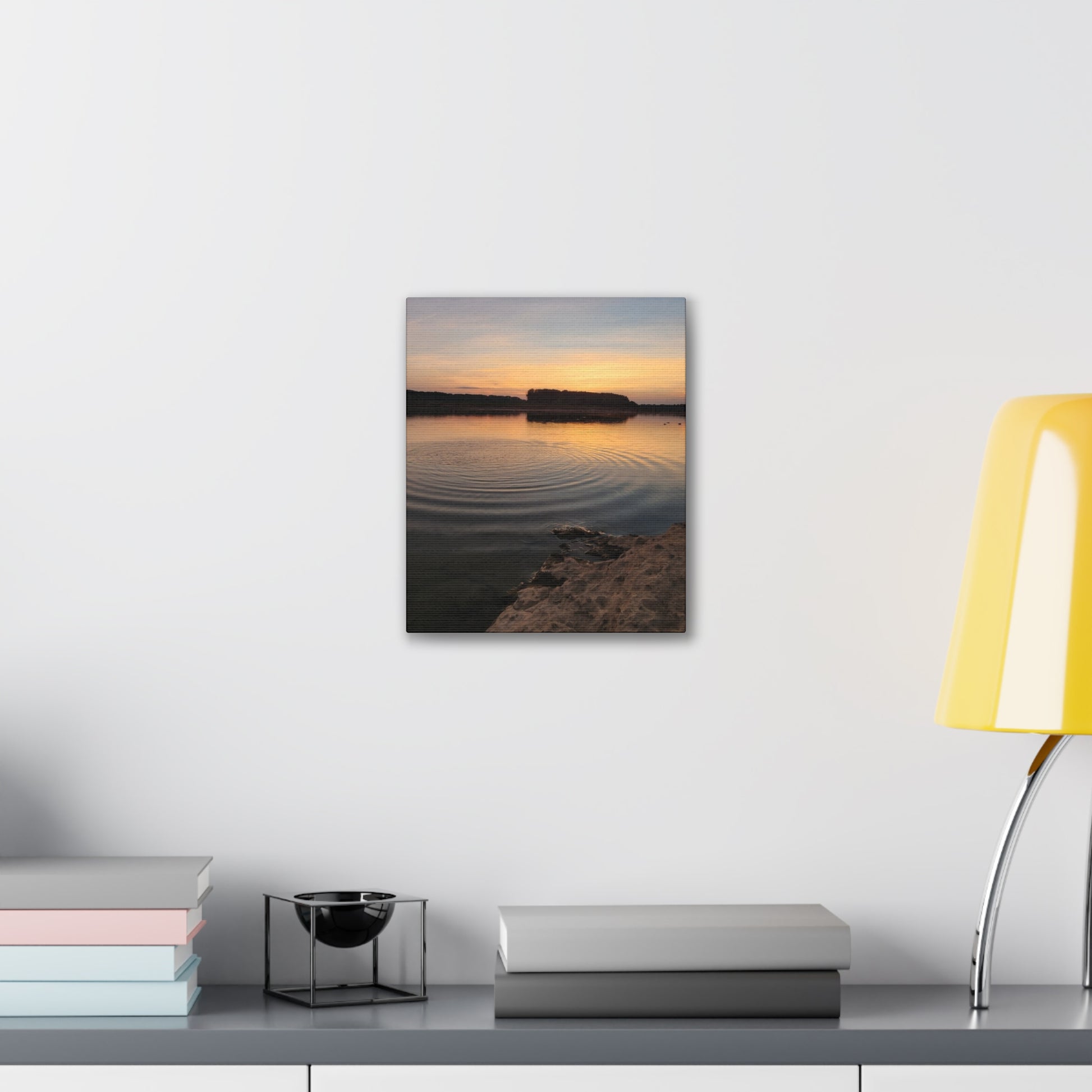 Serene Sunset Canvas Print, Wall Art for Home Decor, Landscape Artwork, Nature Photography, Gift for Nature Lovers