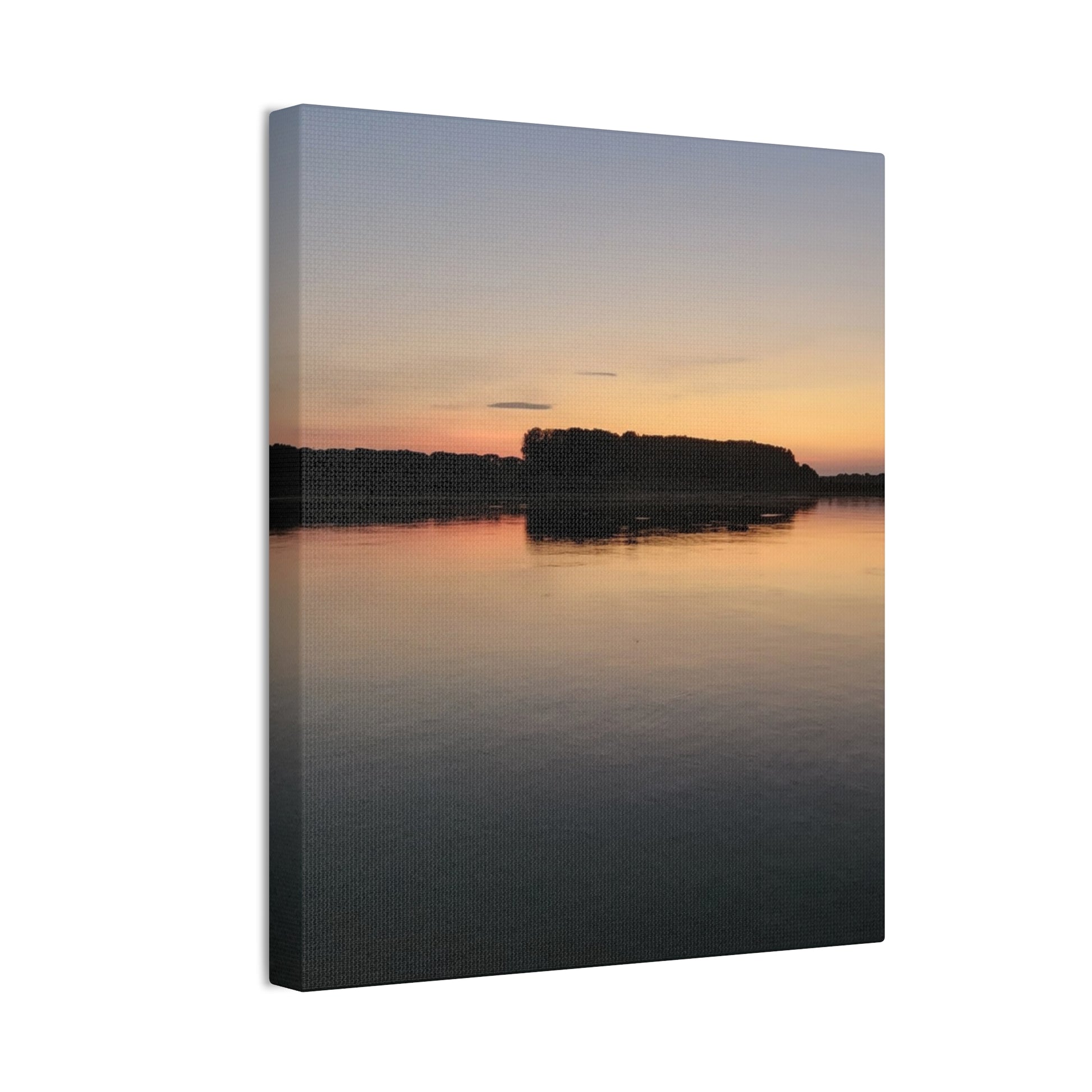 Serene Landscape Canvas Print, Wall Art for Home Decor, Gift for Nature Lovers, Art for Relaxation, Sunset Scene