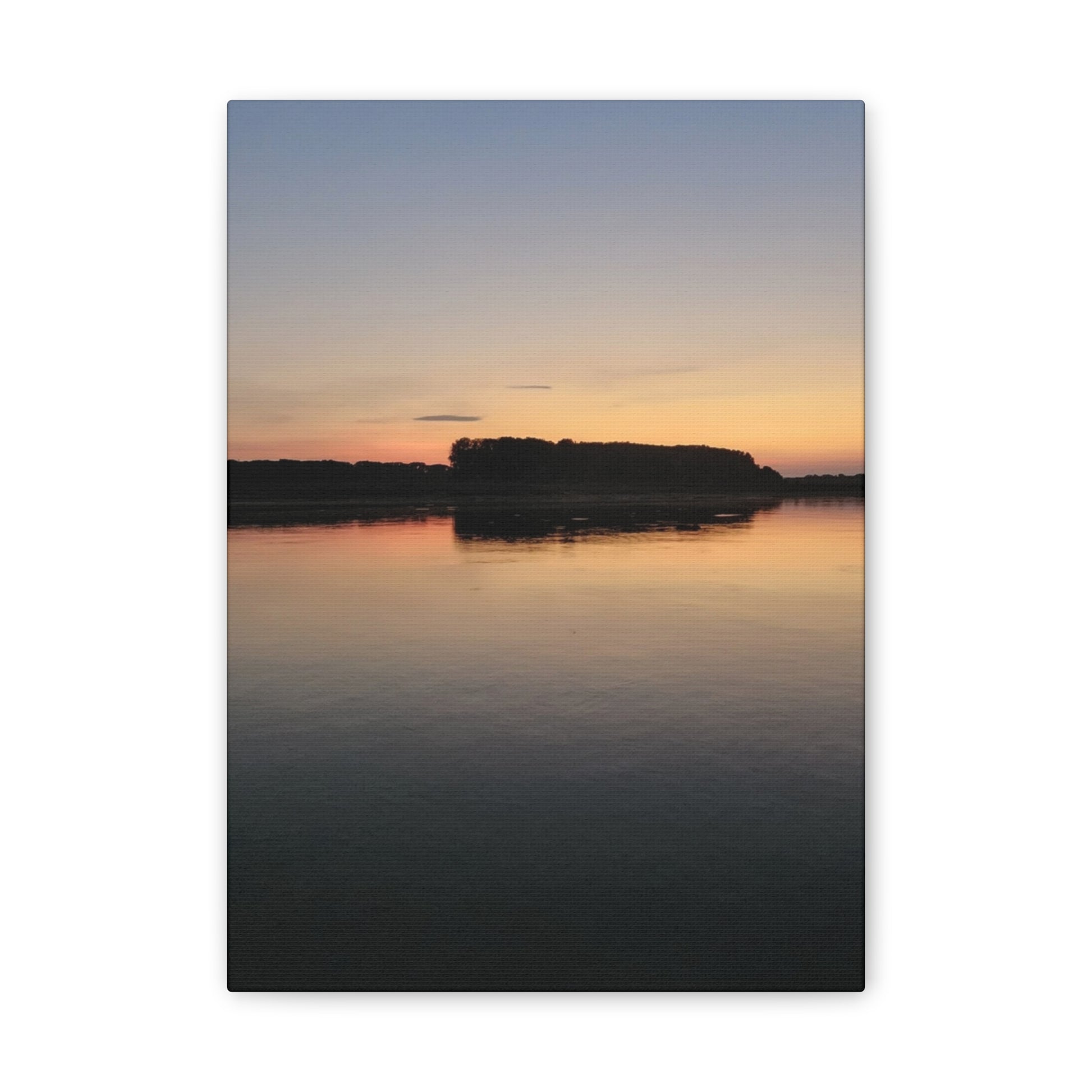 Serene Landscape Canvas Print, Wall Art for Home Decor, Gift for Nature Lovers, Art for Relaxation, Sunset Scene