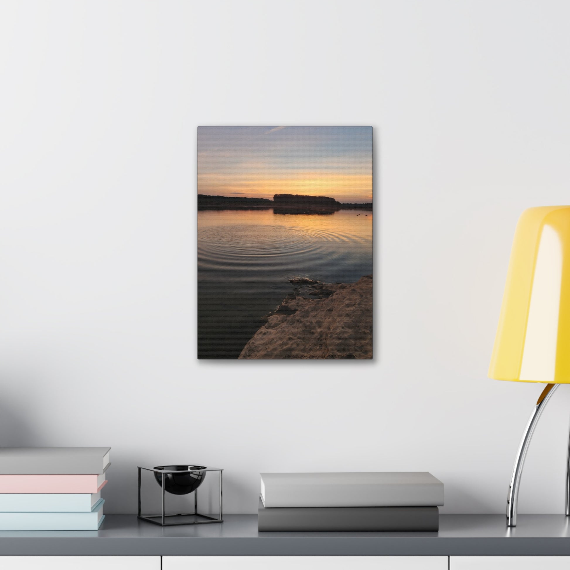Serene Sunset Canvas Print, Wall Art for Home Decor, Landscape Artwork, Nature Photography, Gift for Nature Lovers
