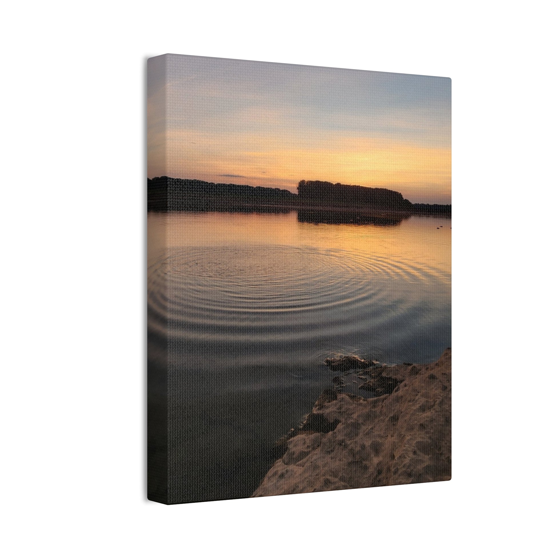 Serene Sunset Canvas Print, Wall Art for Home Decor, Landscape Artwork, Nature Photography, Gift for Nature Lovers