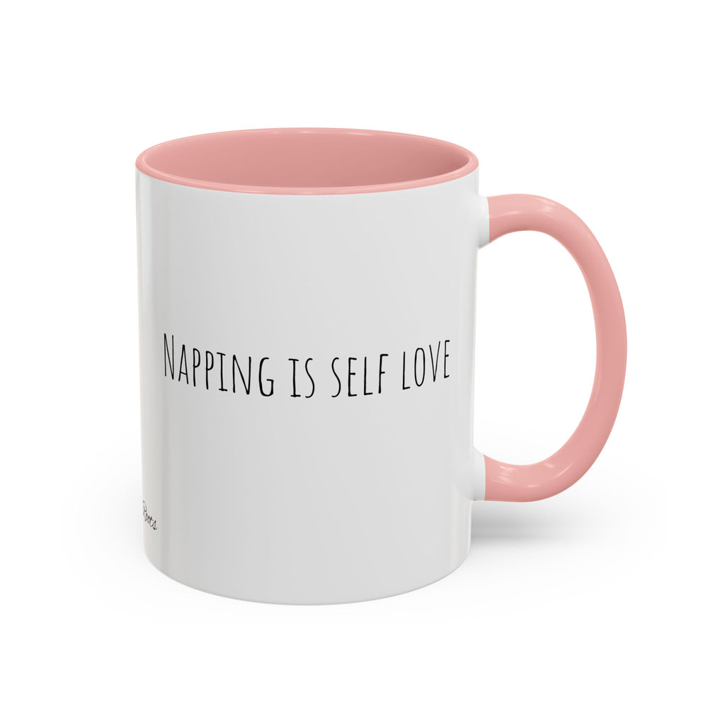 Self-Love Coffee Mug - Napping is Self Love, Funny Gift for Coffee Lovers, Relaxation Mug, Cozy Home Decor, Gift for Her, Kitten
