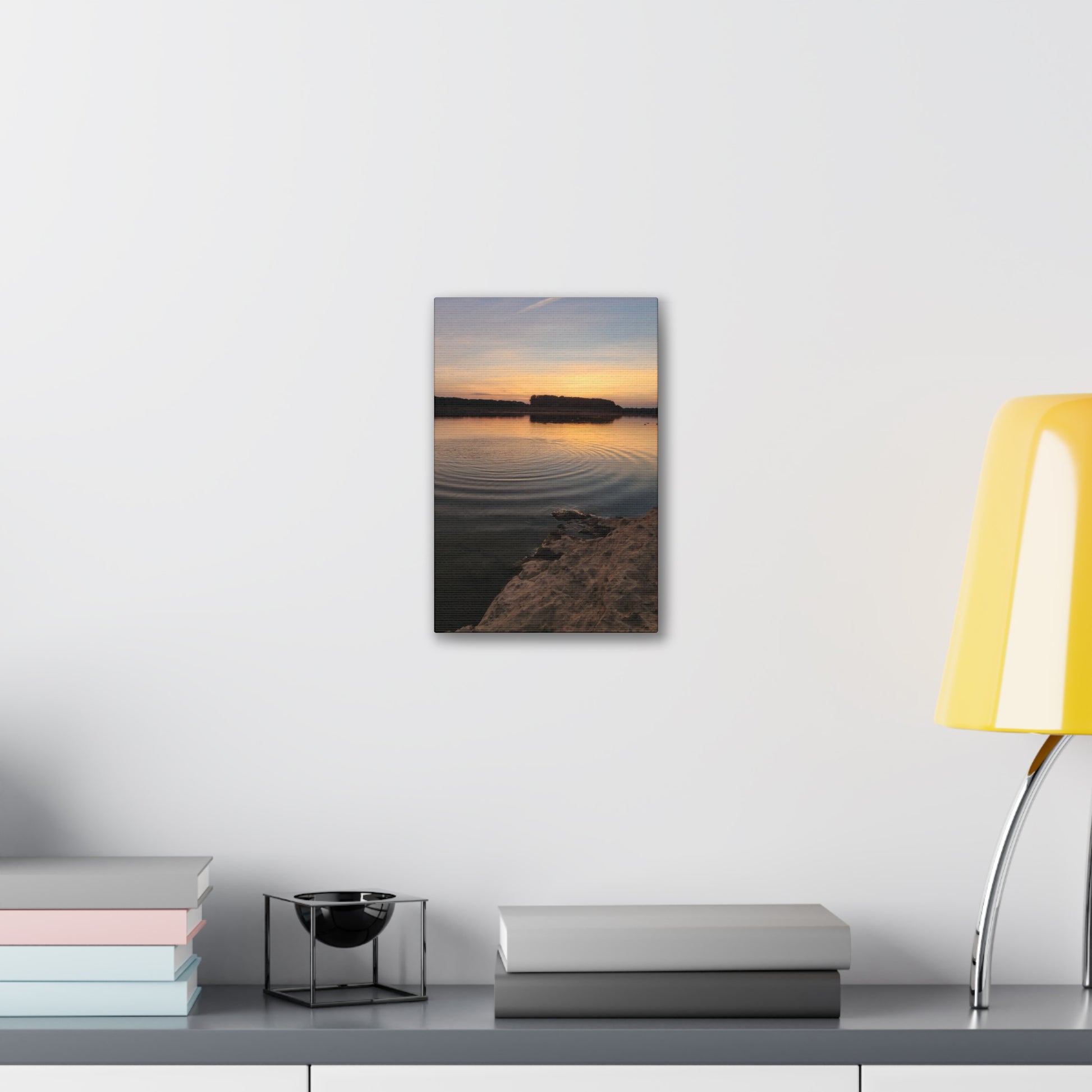 Serene Sunset Canvas Print, Wall Art for Home Decor, Landscape Artwork, Nature Photography, Gift for Nature Lovers