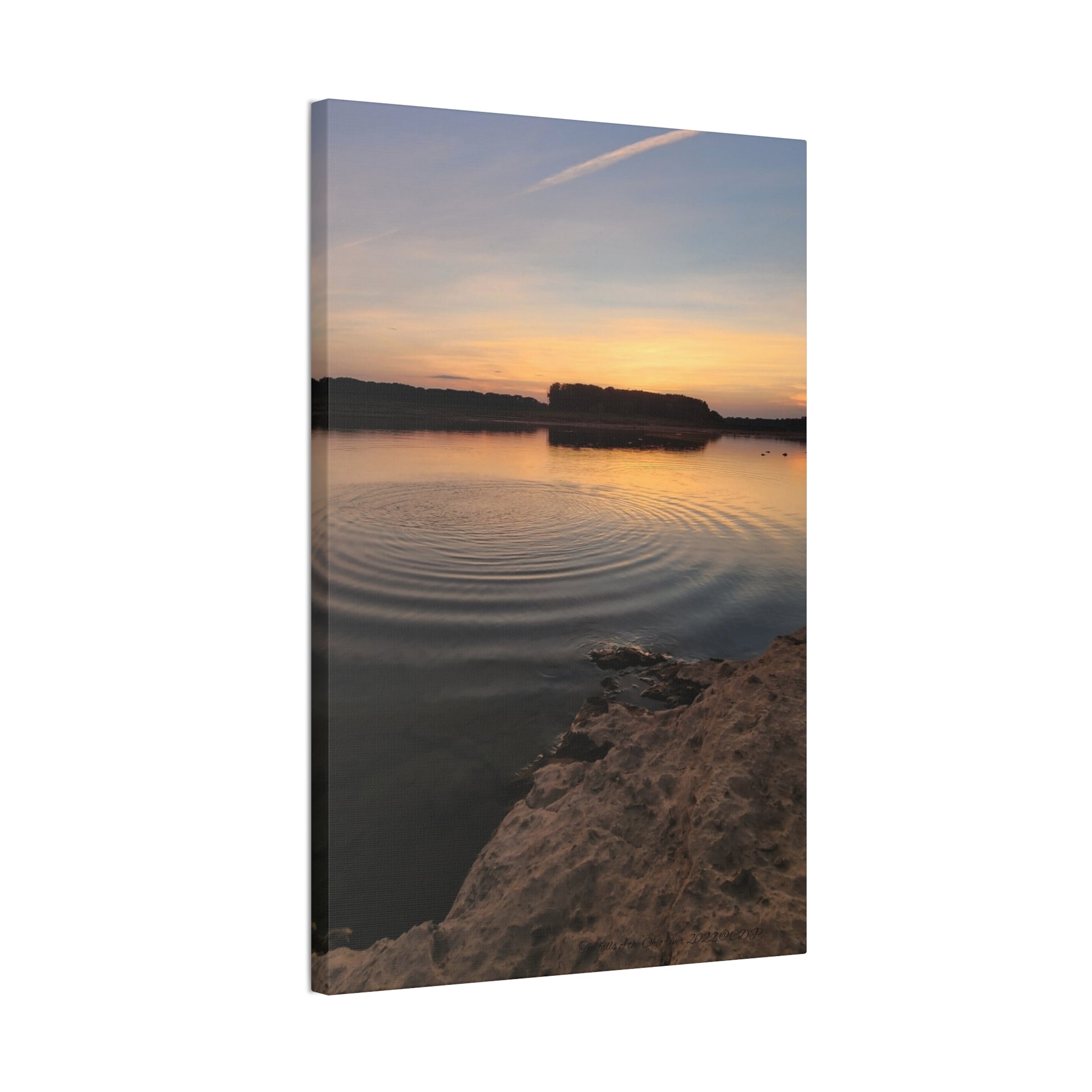 Serene Sunset Canvas Print, Wall Art for Home Decor, Landscape Artwork, Nature Photography, Gift for Nature Lovers