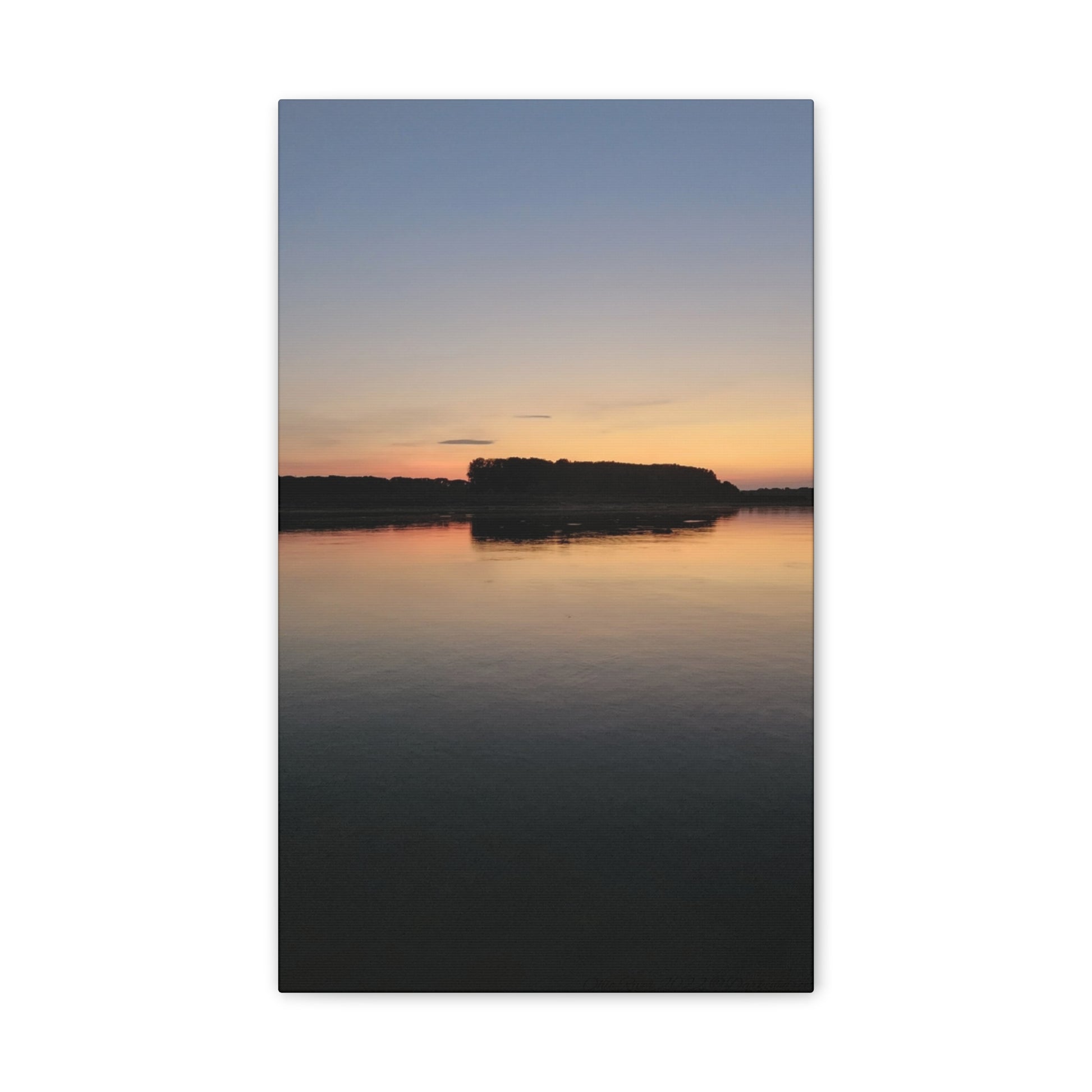 Serene Landscape Canvas Print, Wall Art for Home Decor, Gift for Nature Lovers, Art for Relaxation, Sunset Scene