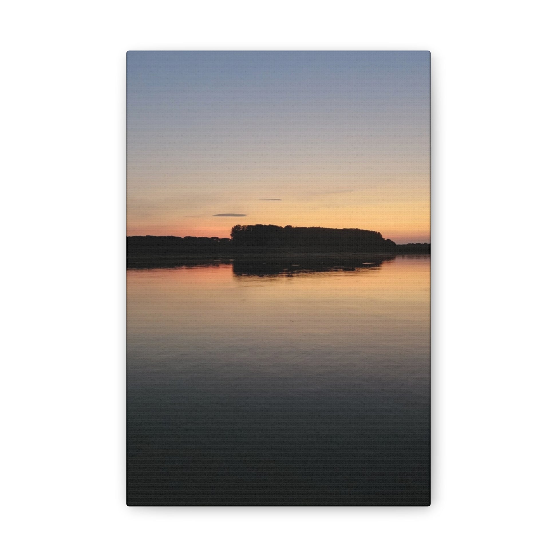 Serene Landscape Canvas Print, Wall Art for Home Decor, Gift for Nature Lovers, Art for Relaxation, Sunset Scene