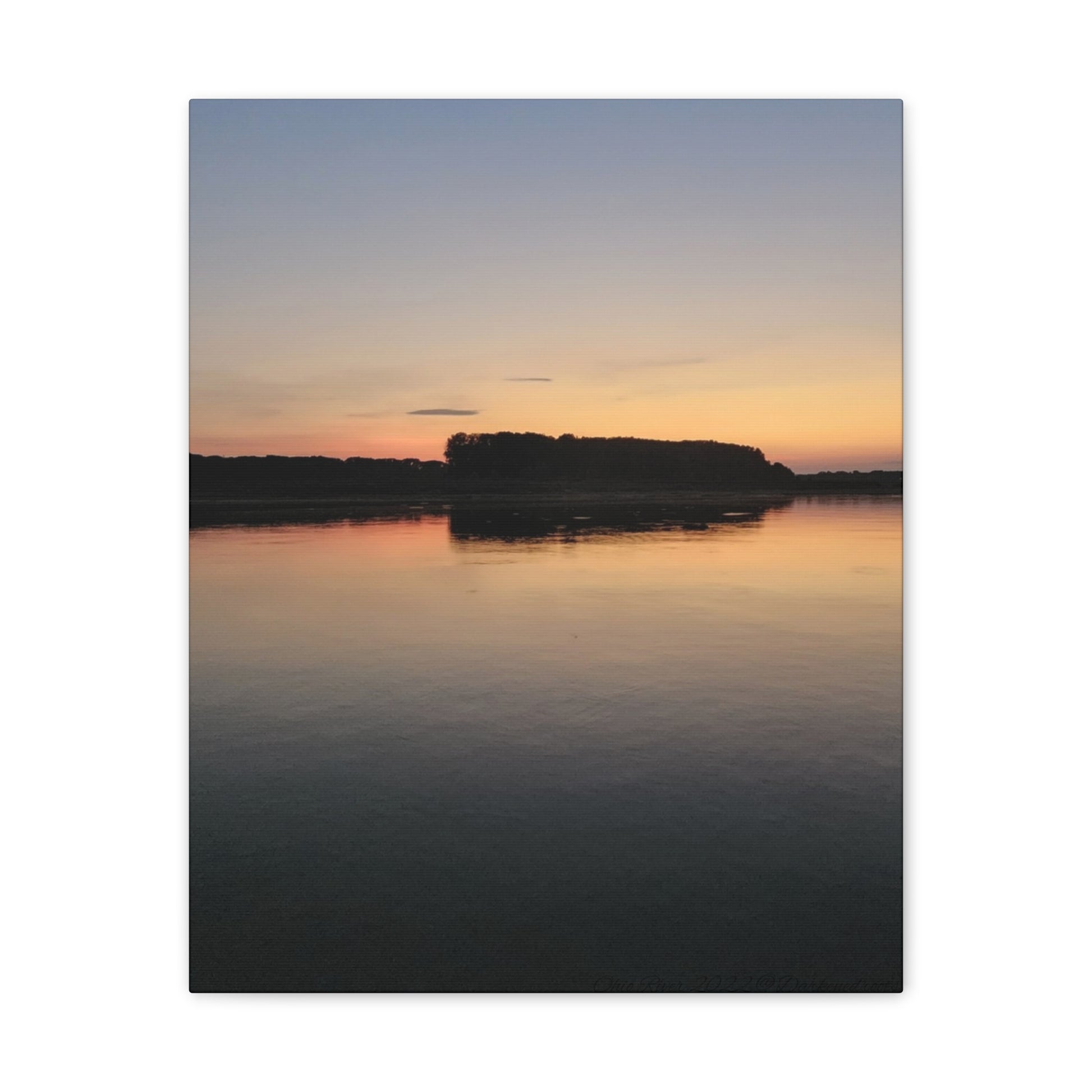 Serene Landscape Canvas Print, Wall Art for Home Decor, Gift for Nature Lovers, Art for Relaxation, Sunset Scene