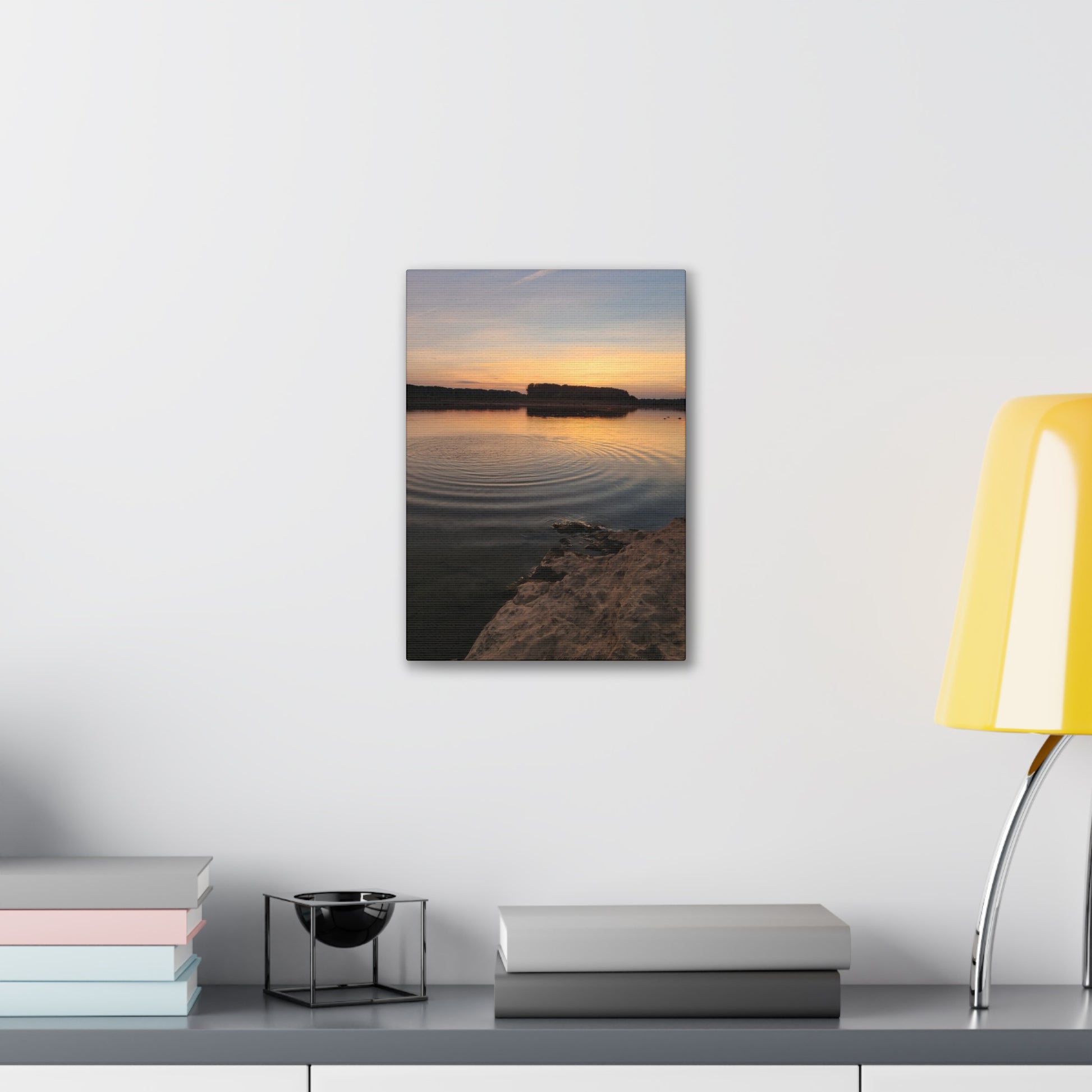 Serene Sunset Canvas Print, Wall Art for Home Decor, Landscape Artwork, Nature Photography, Gift for Nature Lovers