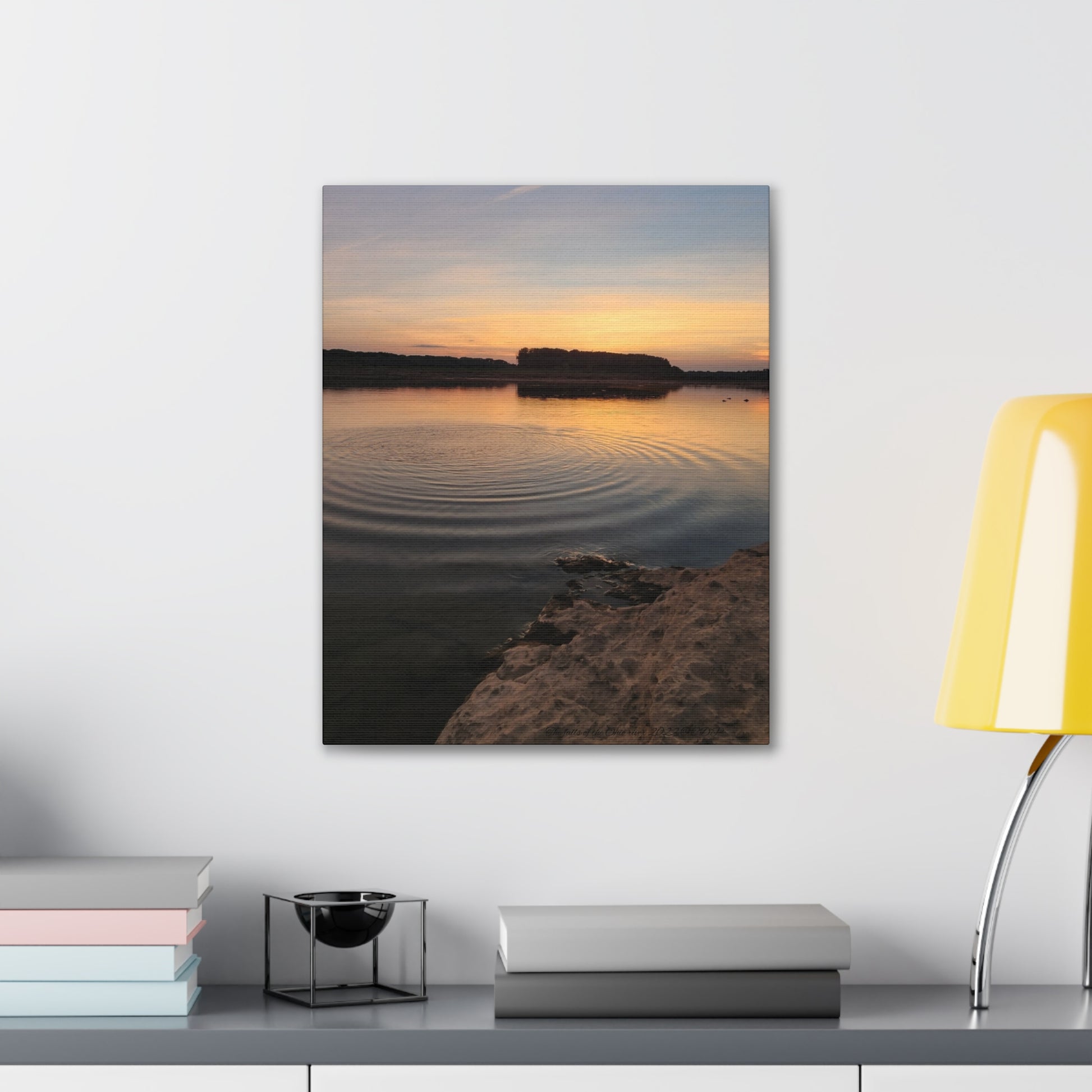 Serene Sunset Canvas Print, Wall Art for Home Decor, Landscape Artwork, Nature Photography, Gift for Nature Lovers