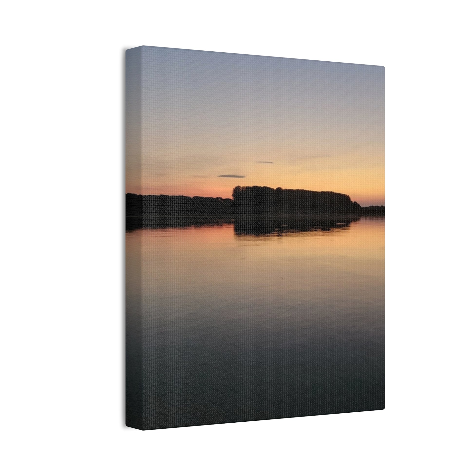 Serene Landscape Canvas Print, Wall Art for Home Decor, Gift for Nature Lovers, Art for Relaxation, Sunset Scene