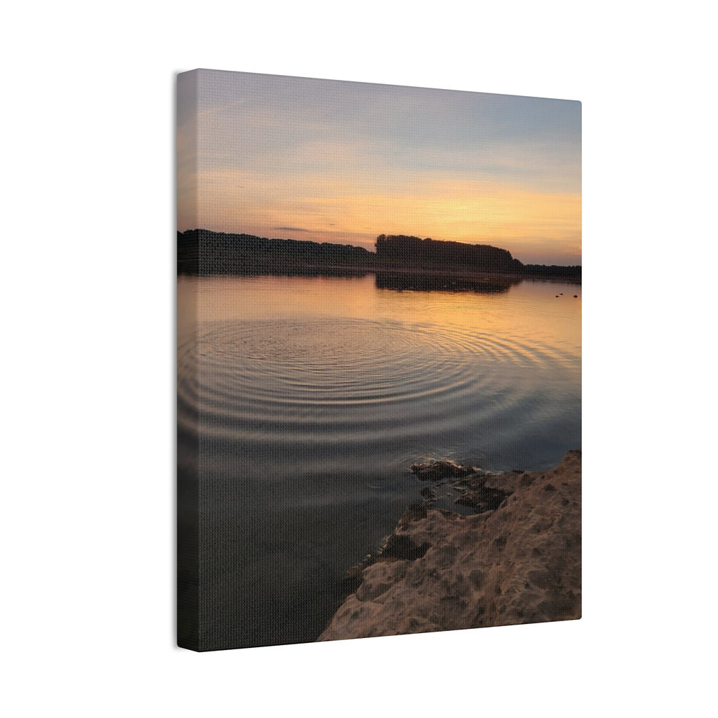 Serene Sunset Canvas Print, Wall Art for Home Decor, Landscape Artwork, Nature Photography, Gift for Nature Lovers