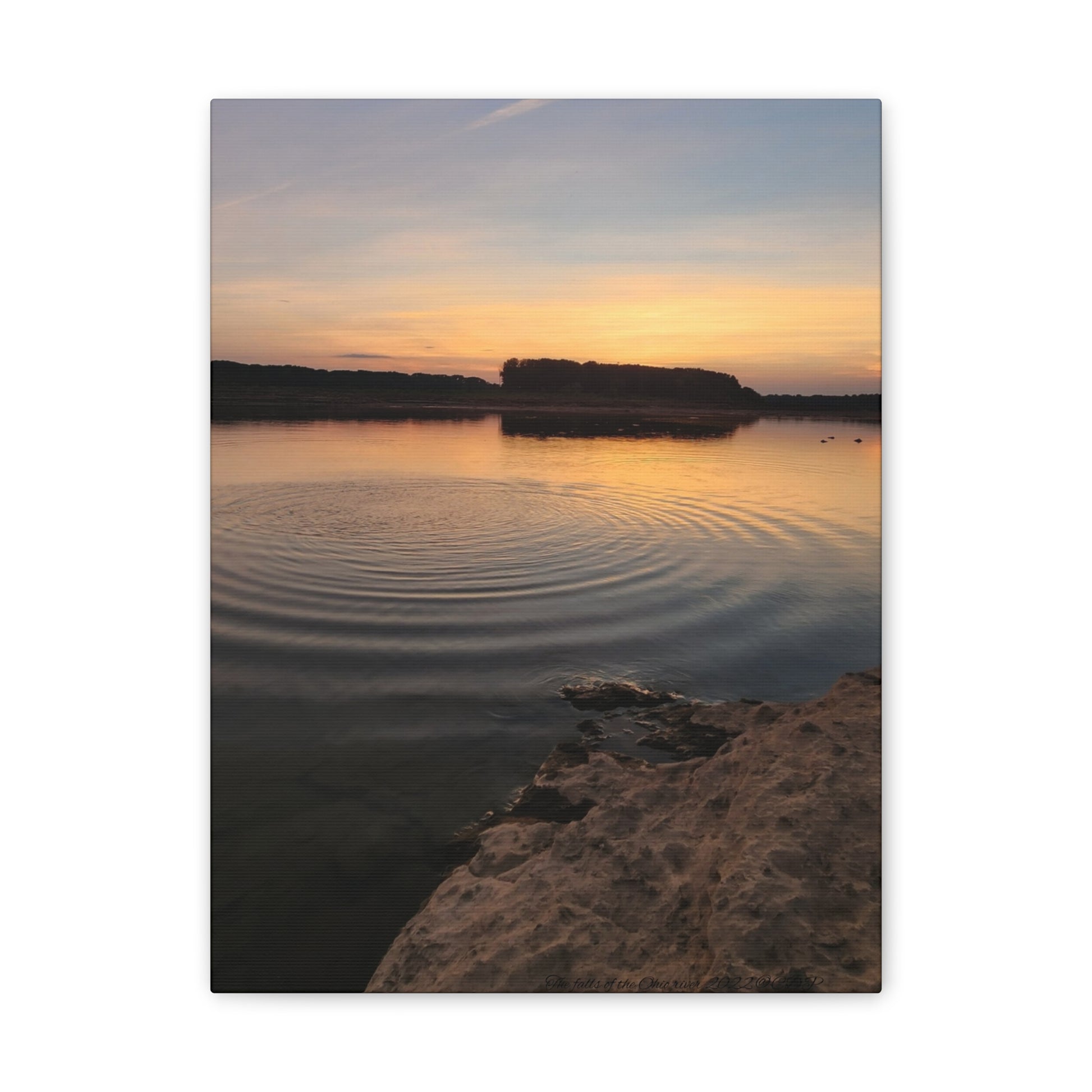 Serene Sunset Canvas Print, Wall Art for Home Decor, Landscape Artwork, Nature Photography, Gift for Nature Lovers