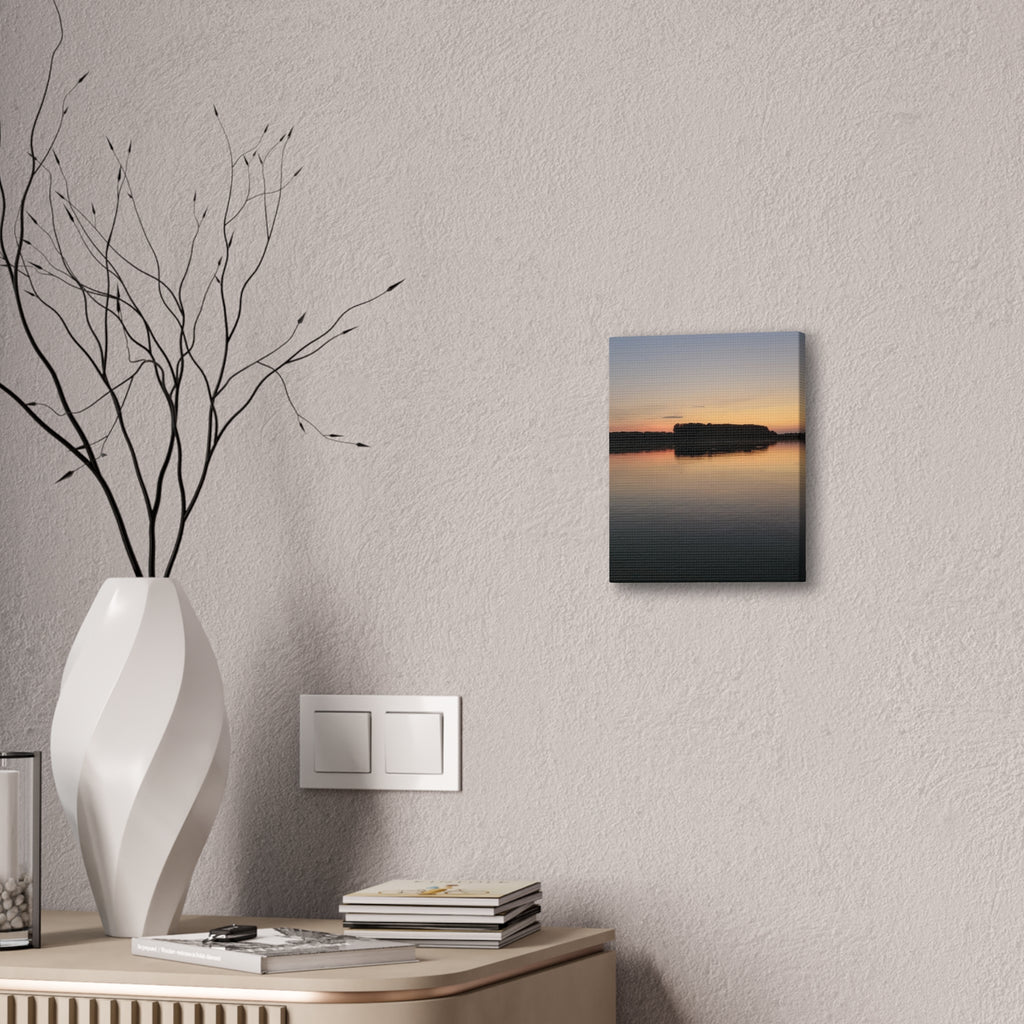 Serene Landscape Canvas Print, Wall Art for Home Decor, Gift for Nature Lovers, Art for Relaxation, Sunset Scene