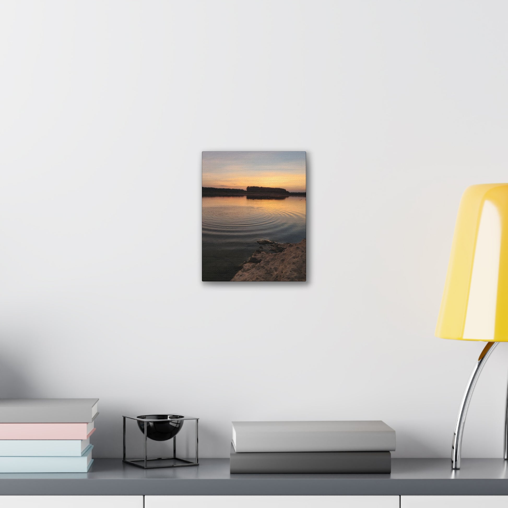 Serene Sunset Canvas Print, Wall Art for Home Decor, Landscape Artwork, Nature Photography, Gift for Nature Lovers