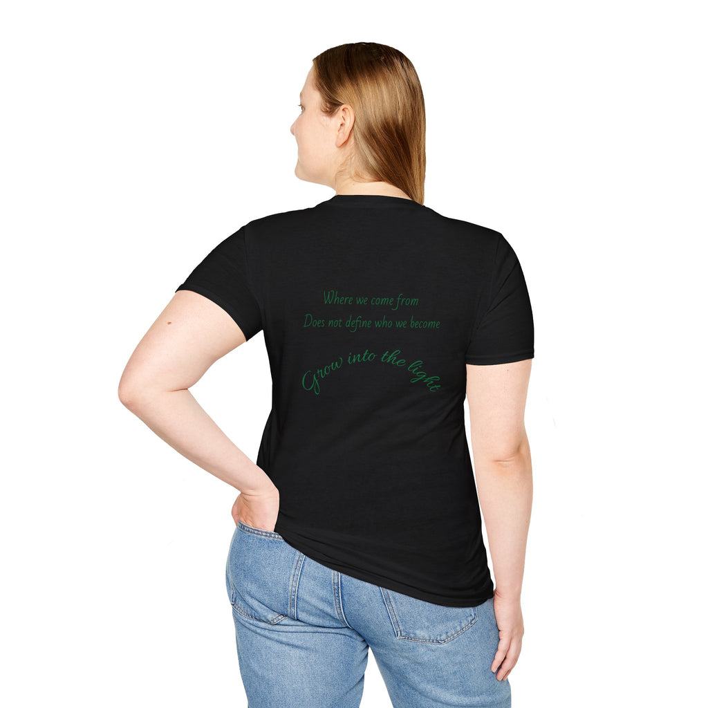 Nature-Inspired Motivational T-Shirt - Grow Into the Light, Eco-Friendly Gift, Unisex Tee for Nature Lovers, Inspirational Quote [...]