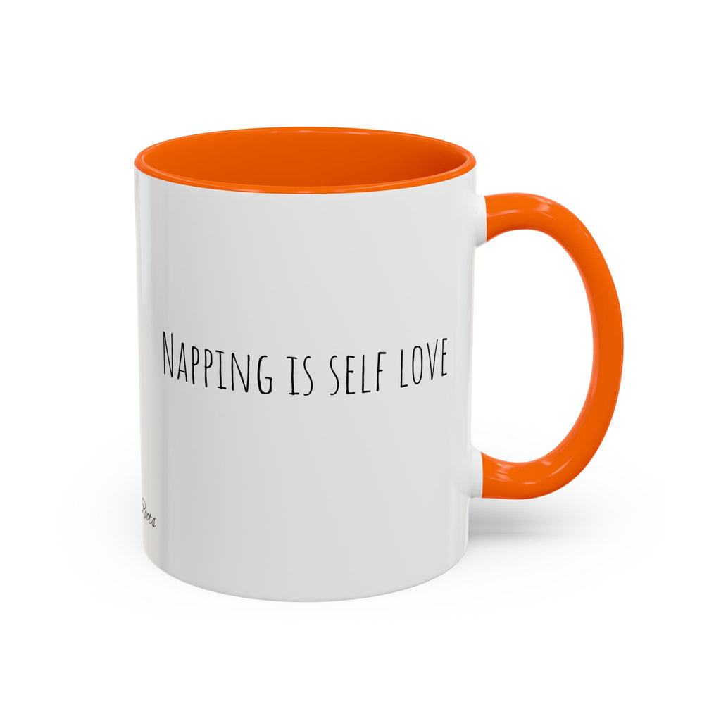 Self-Love Coffee Mug - Napping is Self Love, Funny Gift for Coffee Lovers, Relaxation Mug, Cozy Home Decor, Gift for Her, Kitten