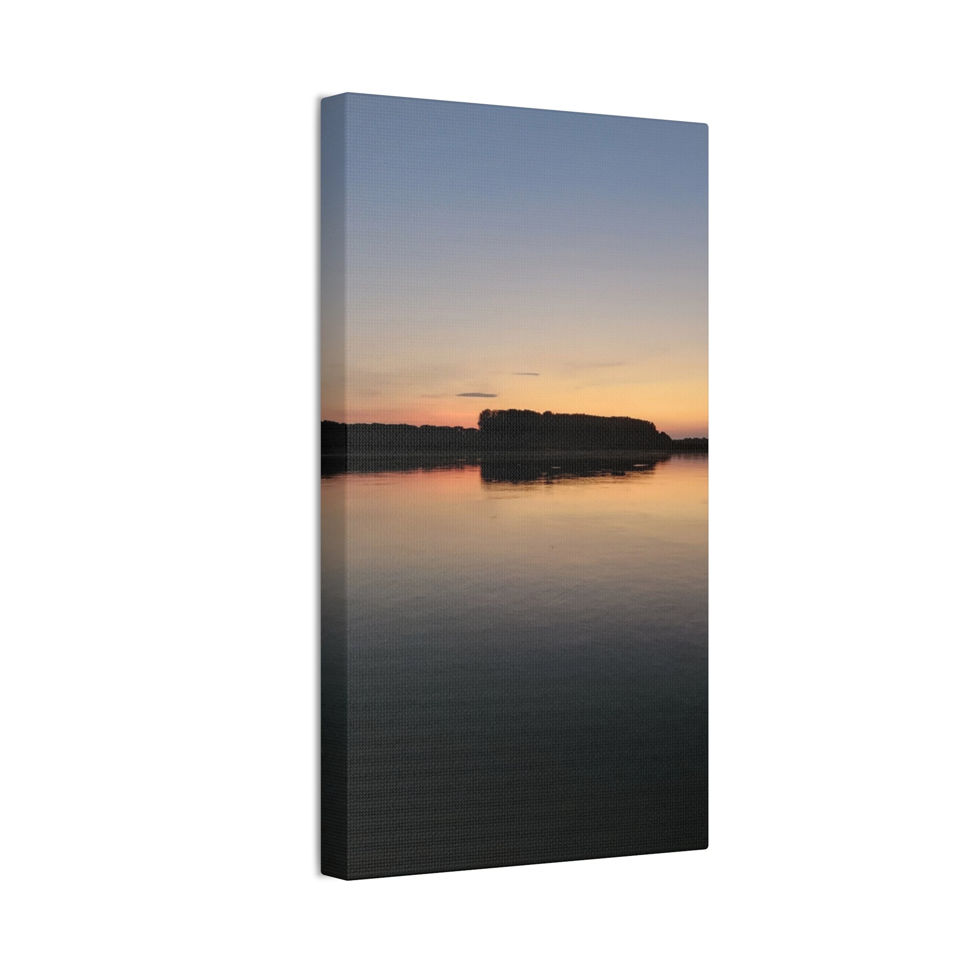 Serene Landscape Canvas Print, Wall Art for Home Decor, Gift for Nature Lovers, Art for Relaxation, Sunset Scene