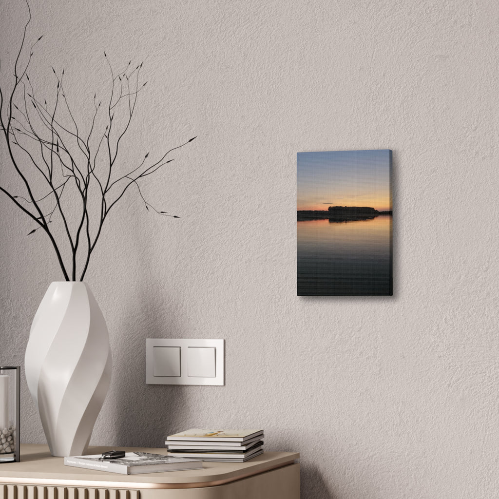 Serene Landscape Canvas Print, Wall Art for Home Decor, Gift for Nature Lovers, Art for Relaxation, Sunset Scene