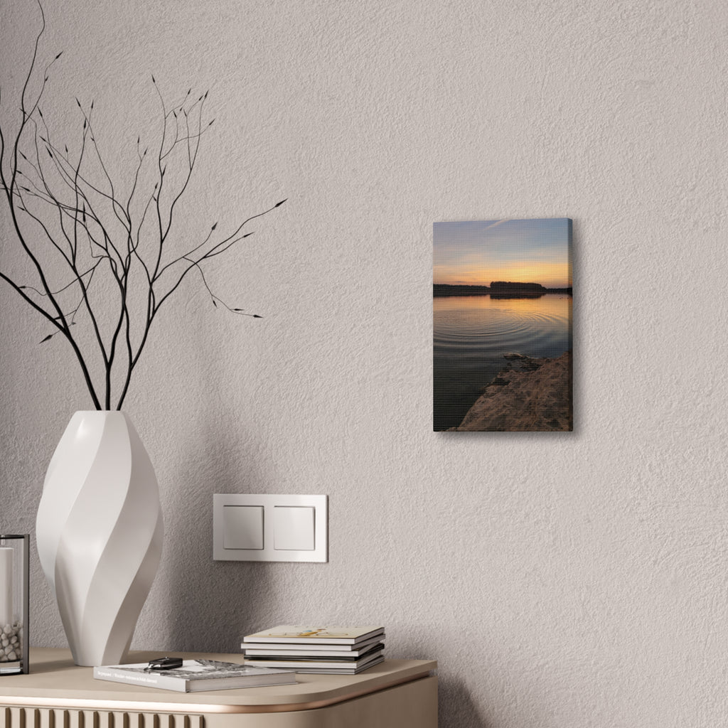 Serene Sunset Canvas Print, Wall Art for Home Decor, Landscape Artwork, Nature Photography, Gift for Nature Lovers