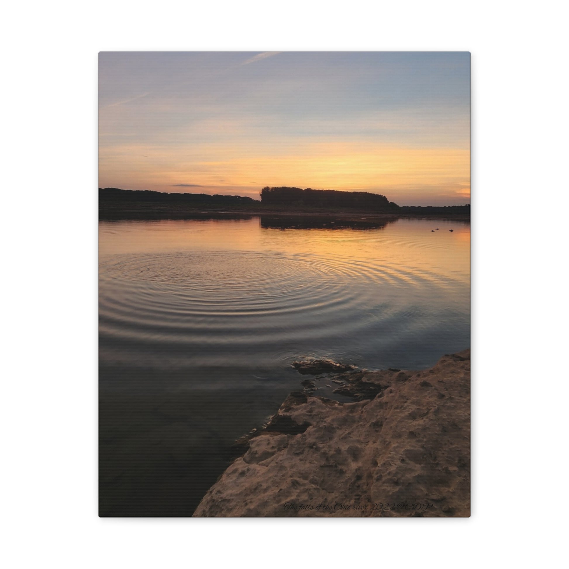 Serene Sunset Canvas Print, Wall Art for Home Decor, Landscape Artwork, Nature Photography, Gift for Nature Lovers