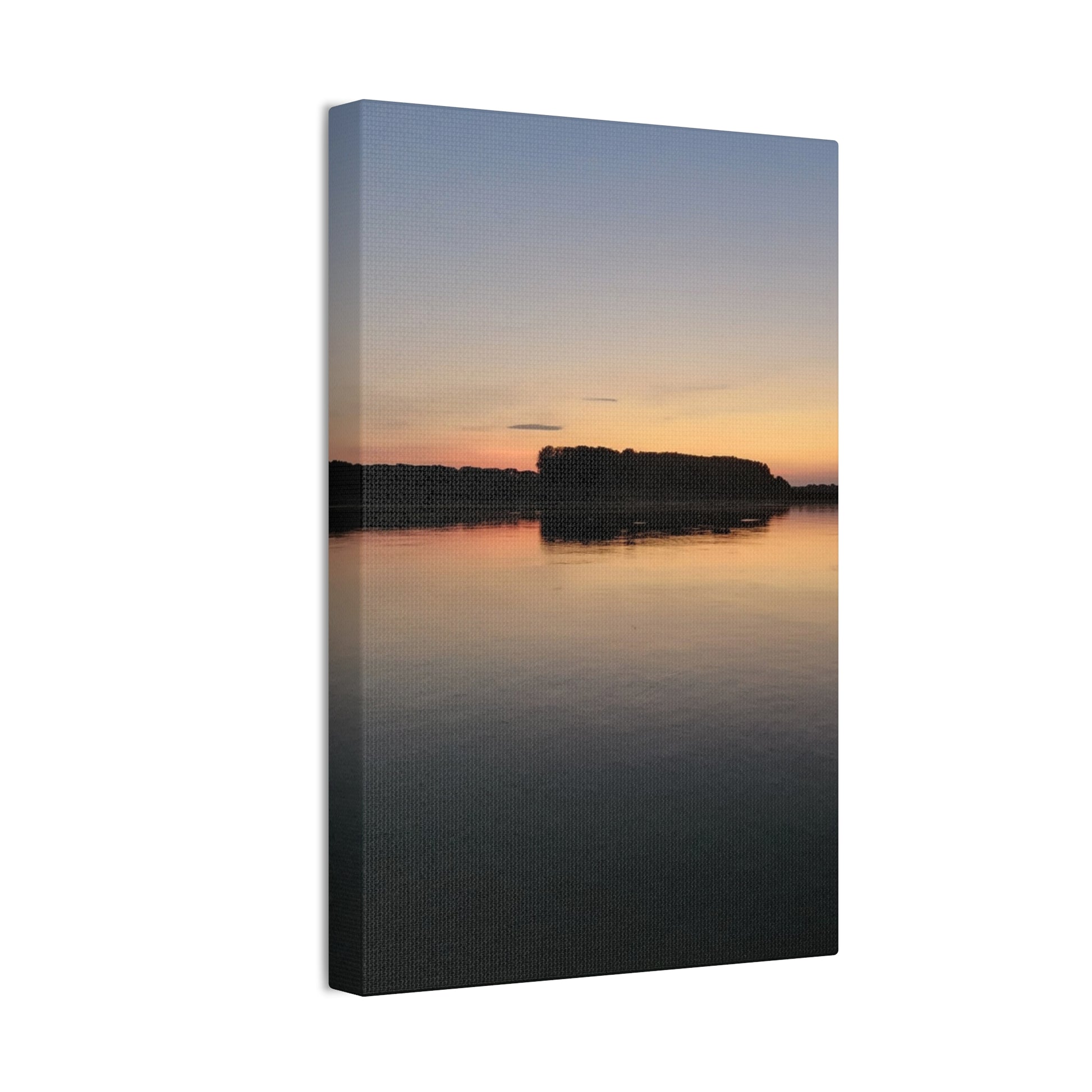 Serene Landscape Canvas Print, Wall Art for Home Decor, Gift for Nature Lovers, Art for Relaxation, Sunset Scene