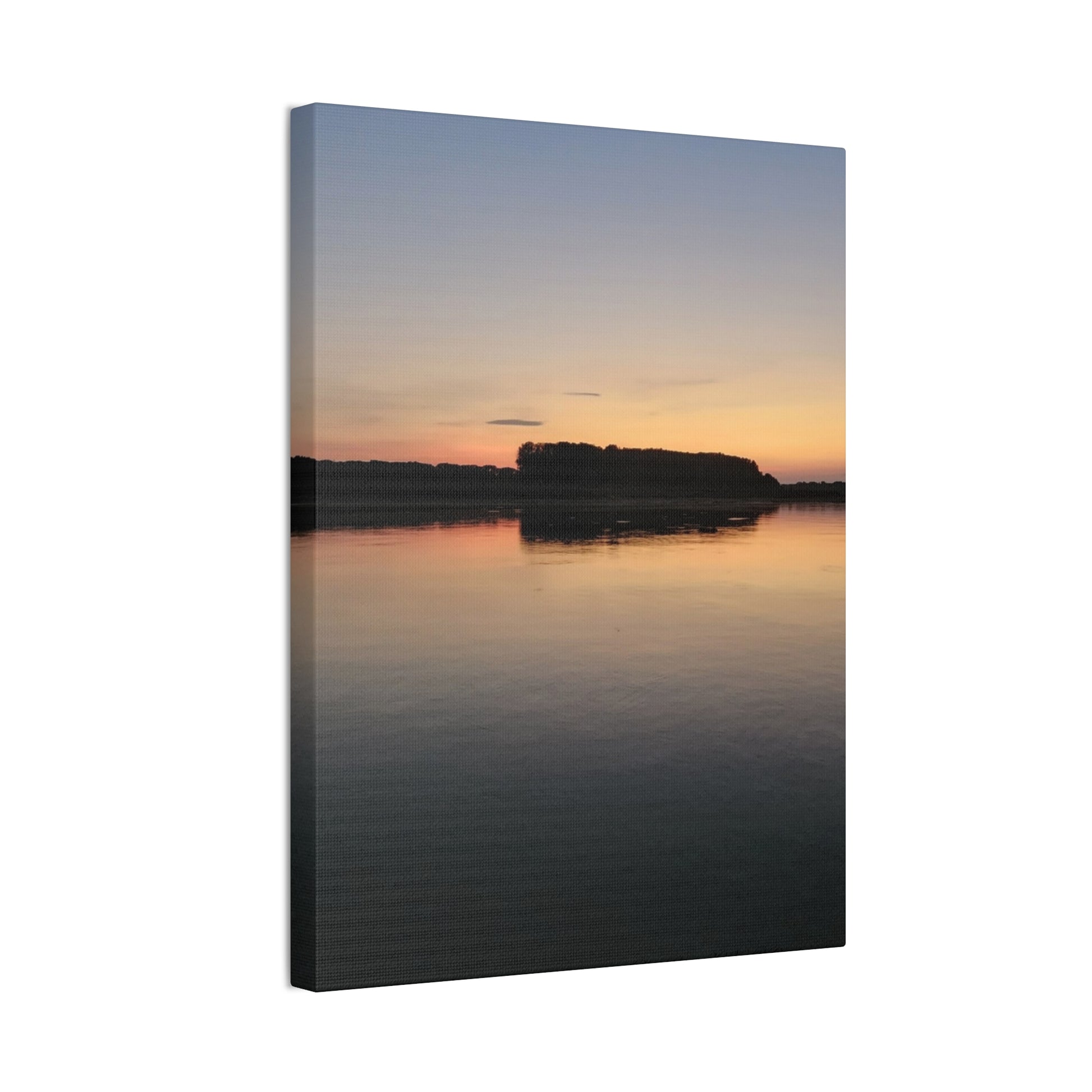 Serene Landscape Canvas Print, Wall Art for Home Decor, Gift for Nature Lovers, Art for Relaxation, Sunset Scene