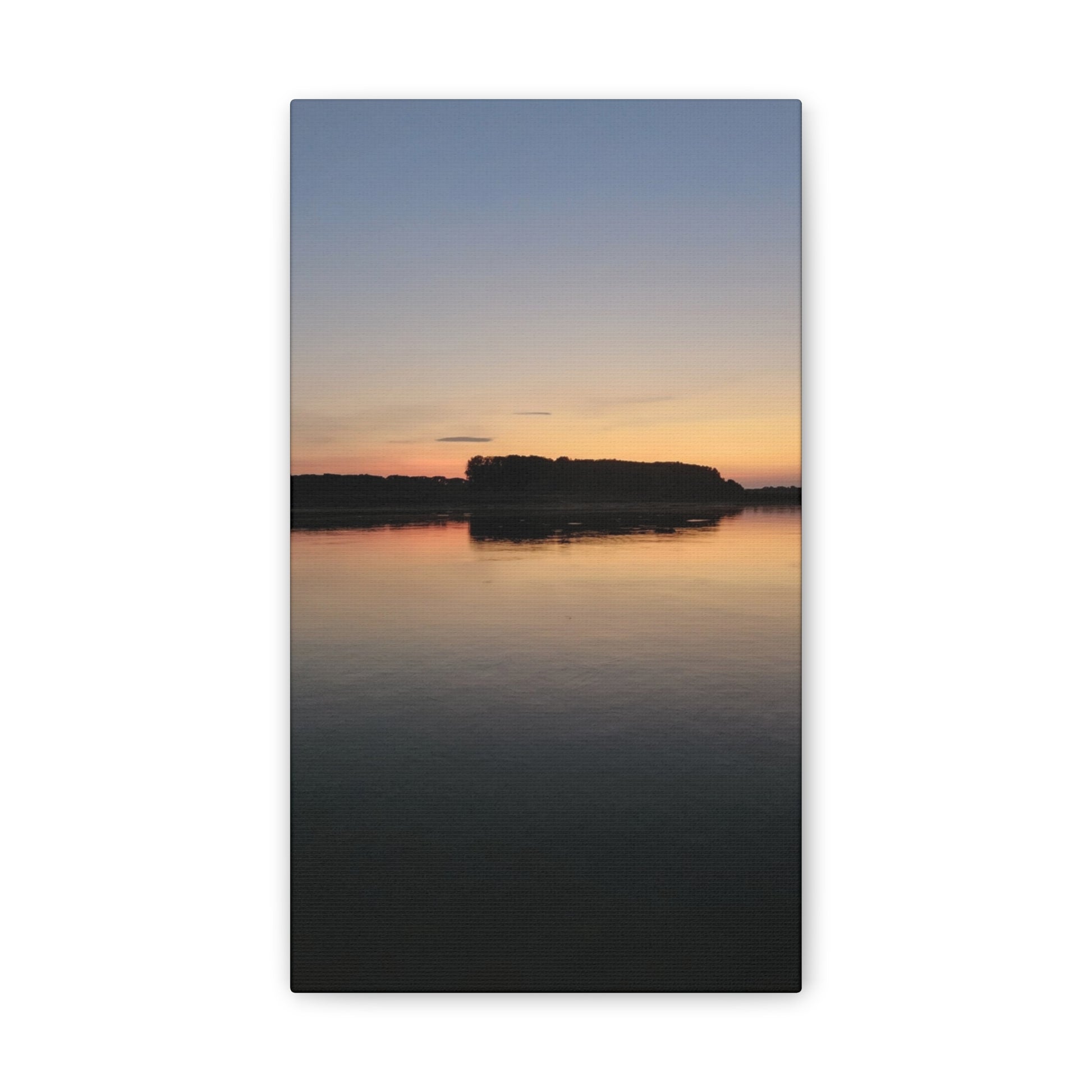 Serene Landscape Canvas Print, Wall Art for Home Decor, Gift for Nature Lovers, Art for Relaxation, Sunset Scene
