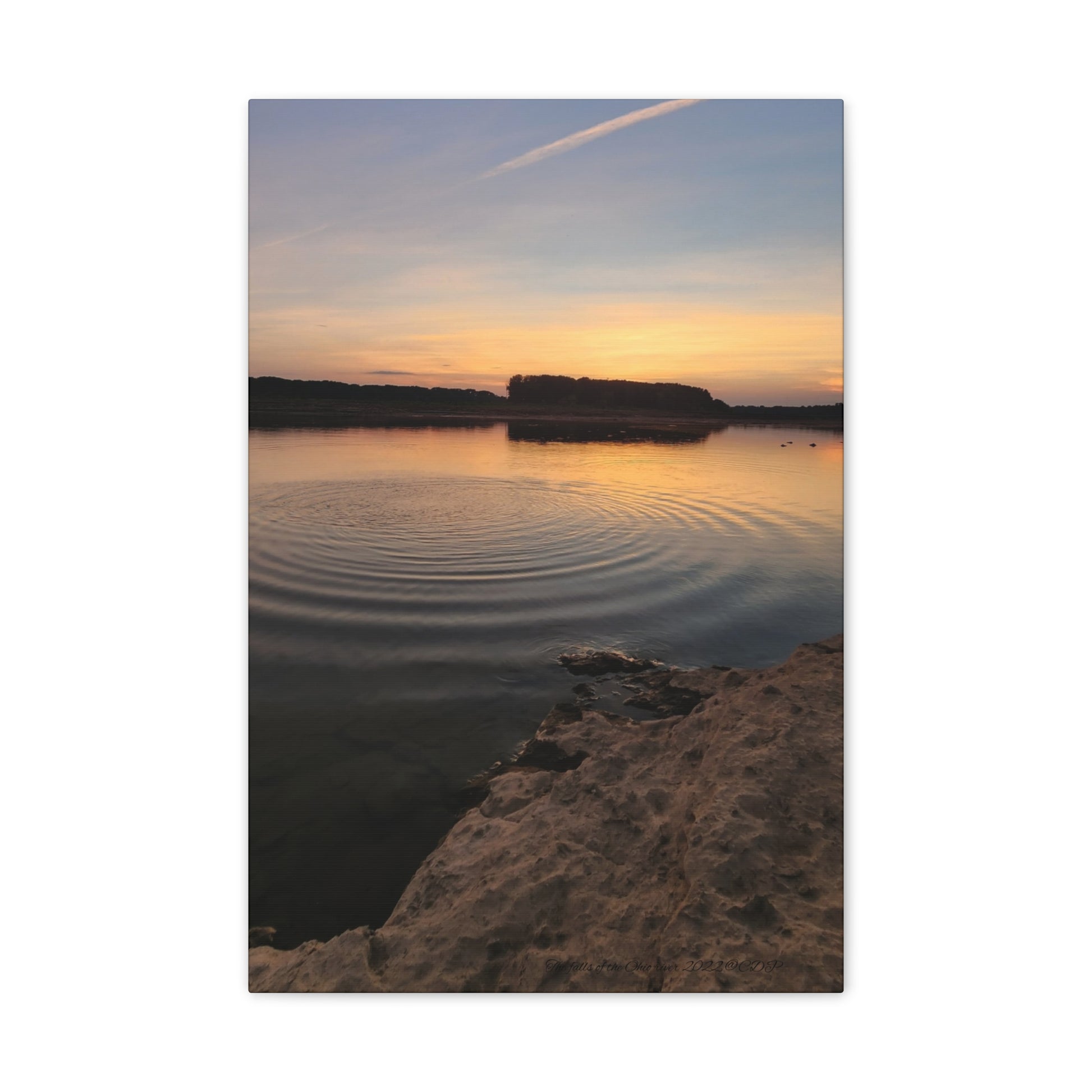 Serene Sunset Canvas Print, Wall Art for Home Decor, Landscape Artwork, Nature Photography, Gift for Nature Lovers