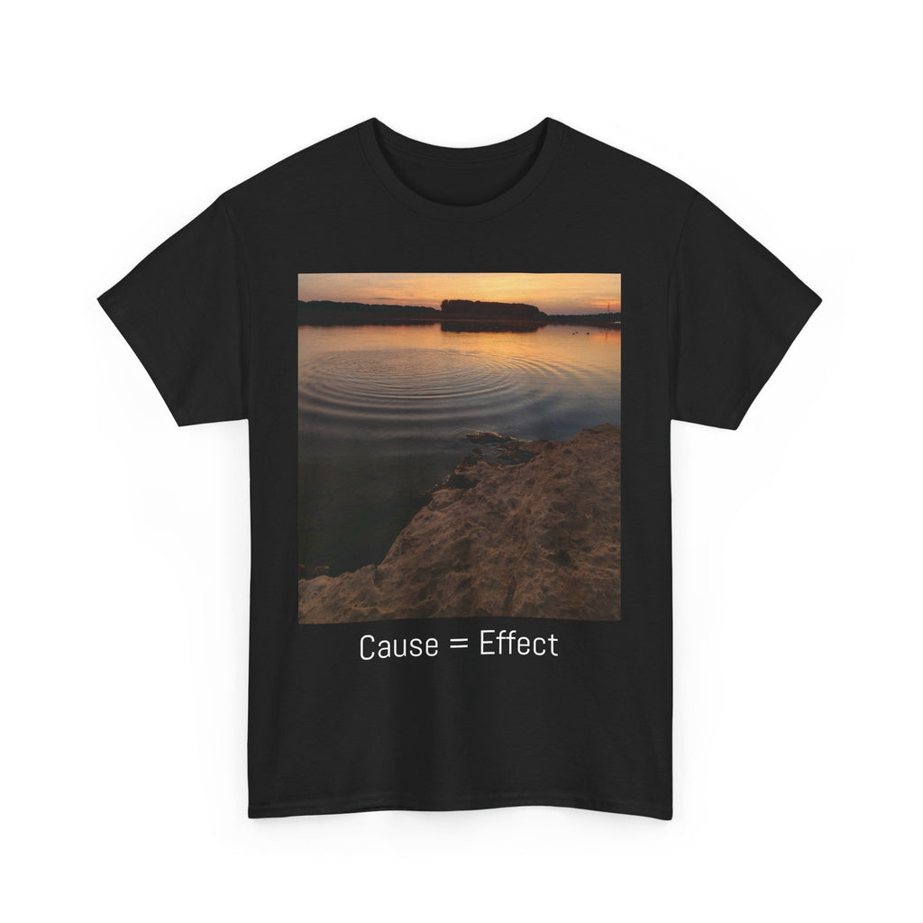 Nature-Inspired Unisex Heavy Cotton Tee, Casual T-Shirt for Nature Lovers, Eco-Friendly Gift, Relaxed Fit, Perfect for Summer