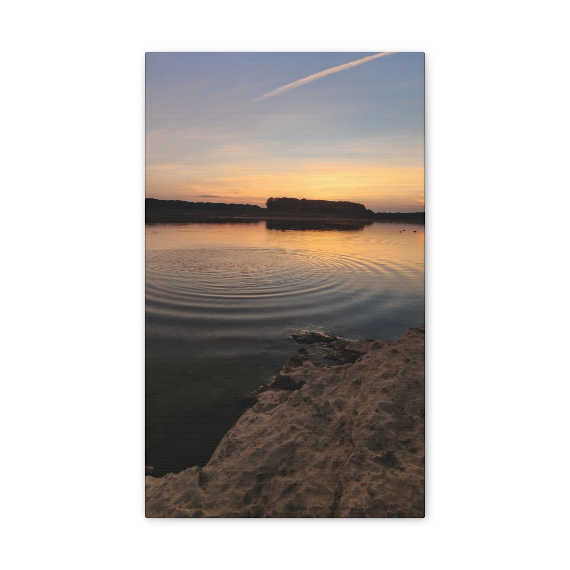 Serene Sunset Canvas Print, Wall Art for Home Decor, Landscape Artwork, Nature Photography, Gift for Nature Lovers