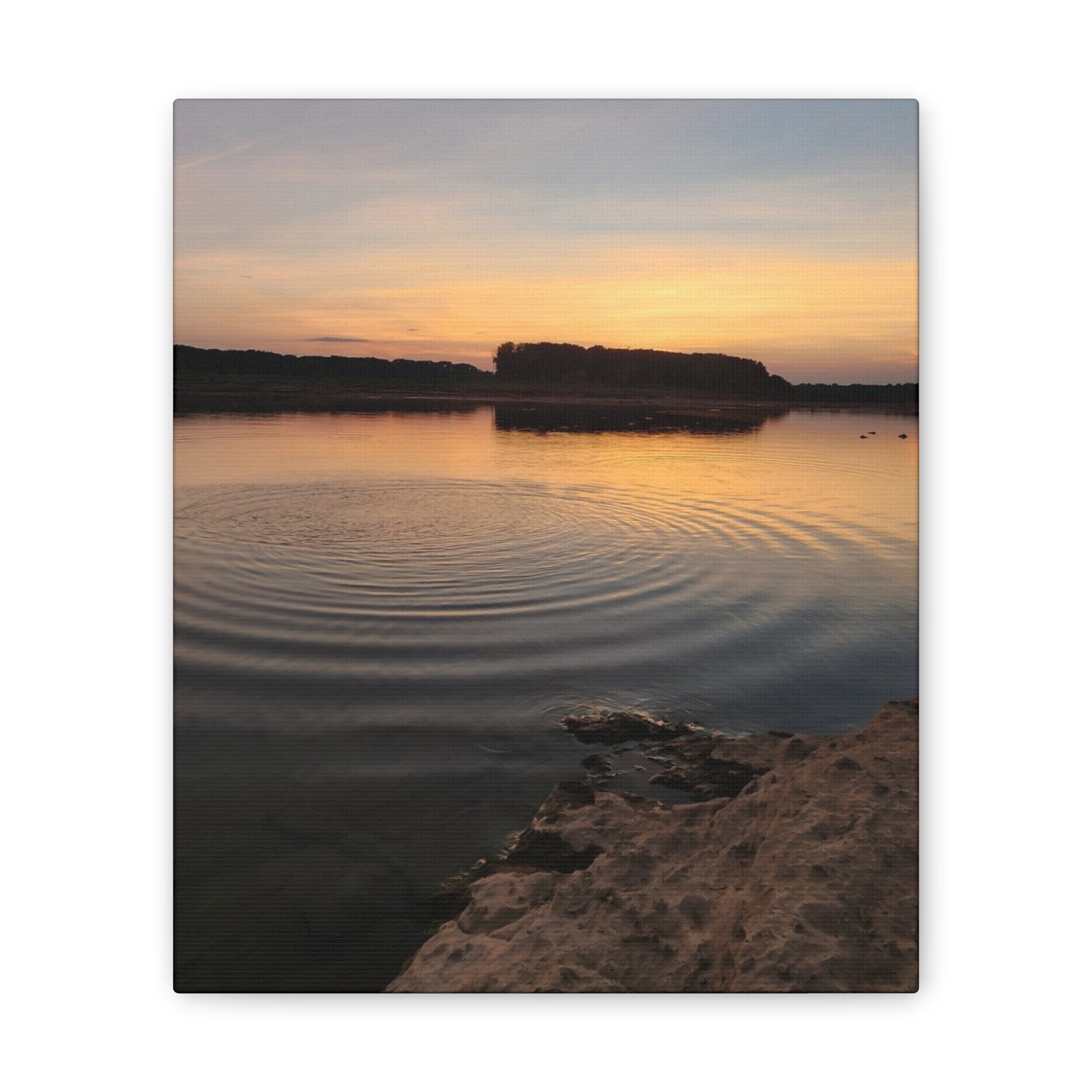 Serene Sunset Canvas Print, Wall Art for Home Decor, Landscape Artwork, Nature Photography, Gift for Nature Lovers