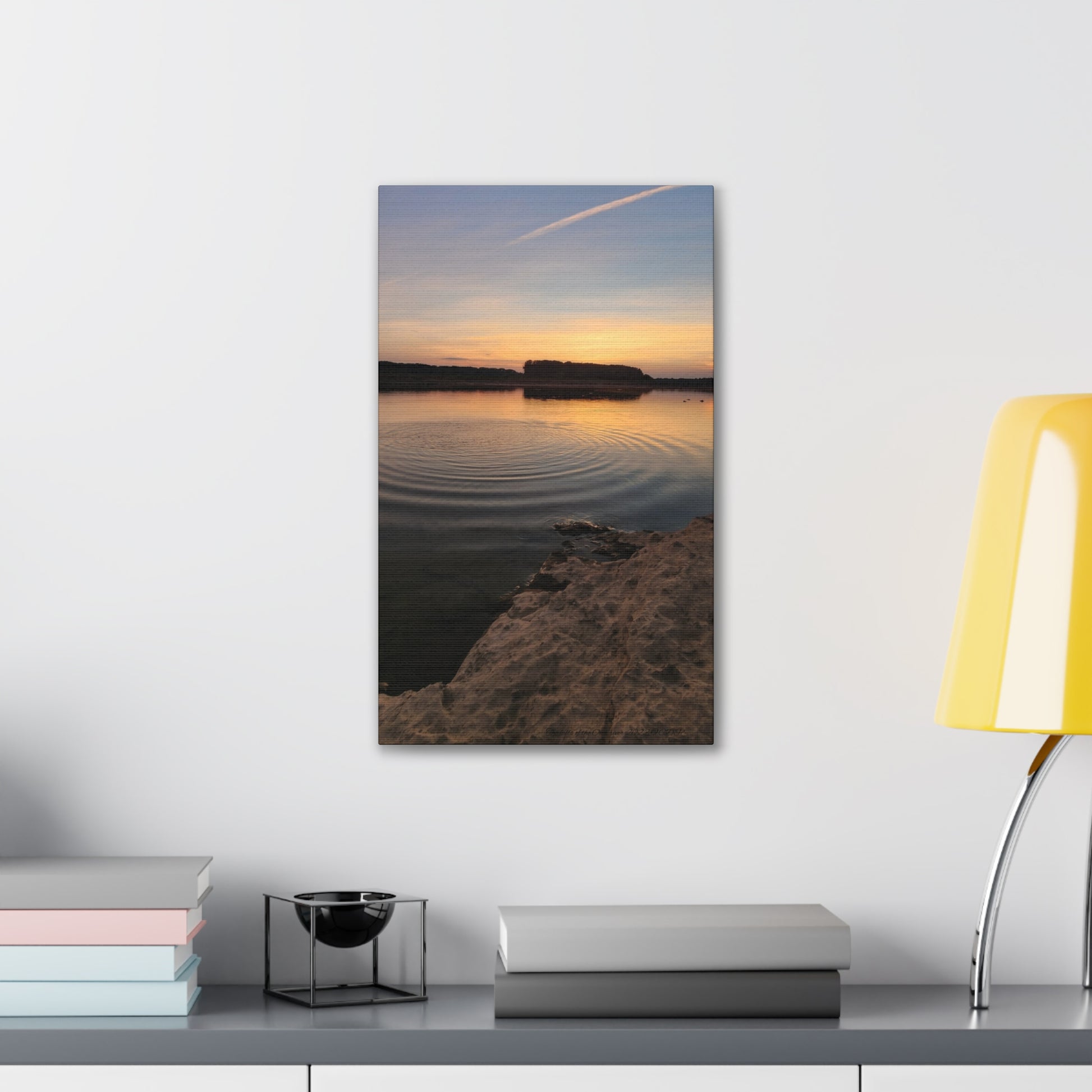 Serene Sunset Canvas Print, Wall Art for Home Decor, Landscape Artwork, Nature Photography, Gift for Nature Lovers