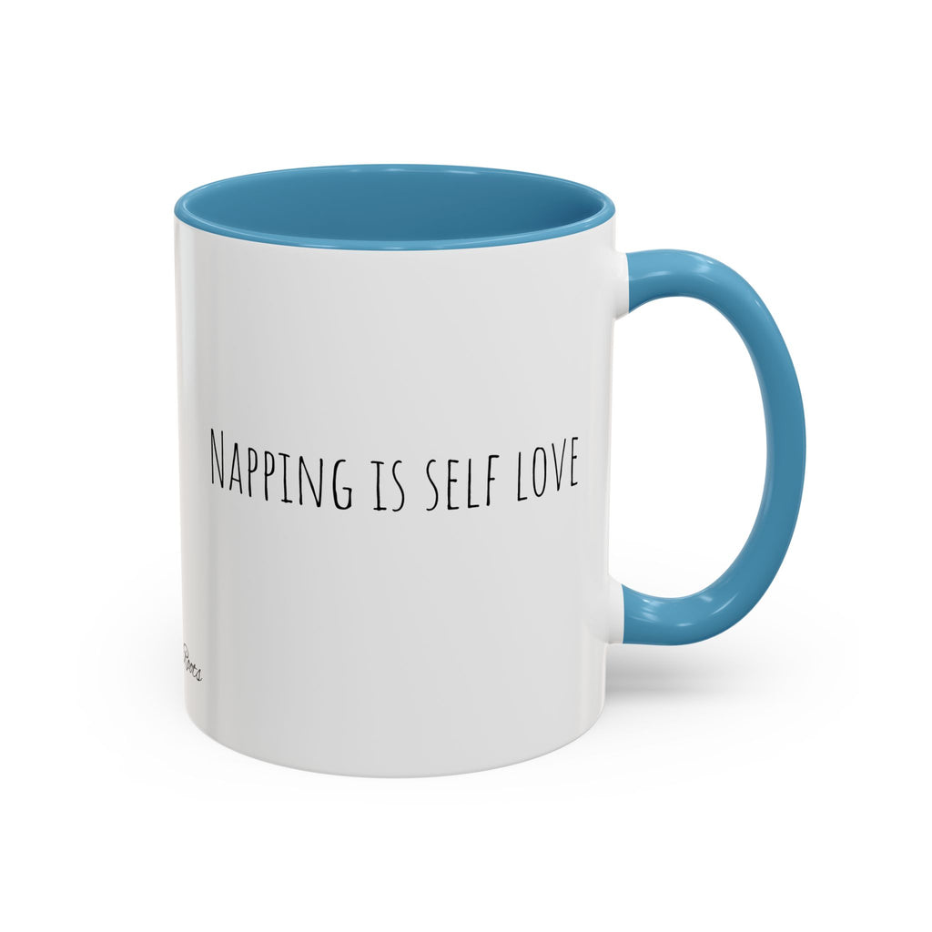 Self-Love Coffee Mug - Napping is Self Love, Funny Gift for Coffee Lovers, Relaxation Mug, Cozy Home Decor, Gift for Her, Kitten