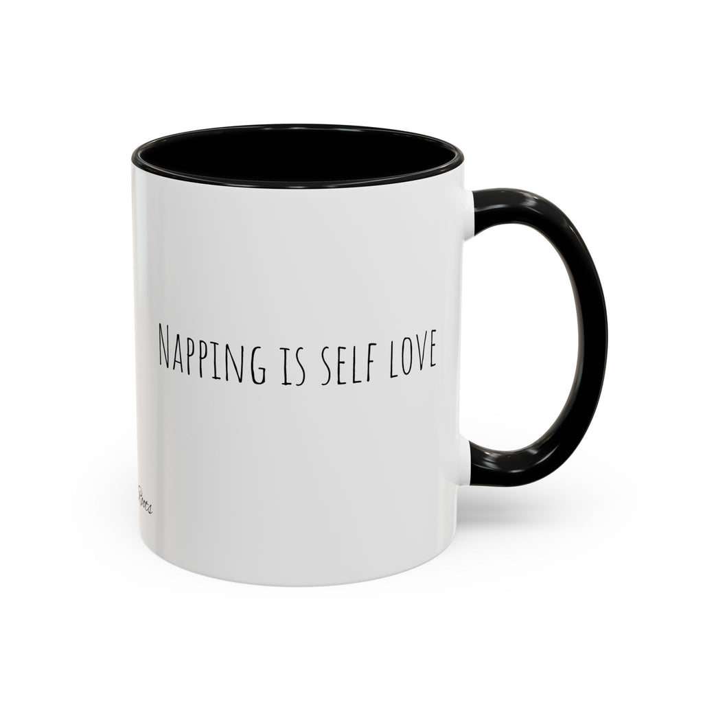 Self-Love Coffee Mug - Napping is Self Love, Funny Gift for Coffee Lovers, Relaxation Mug, Cozy Home Decor, Gift for Her, Kitten