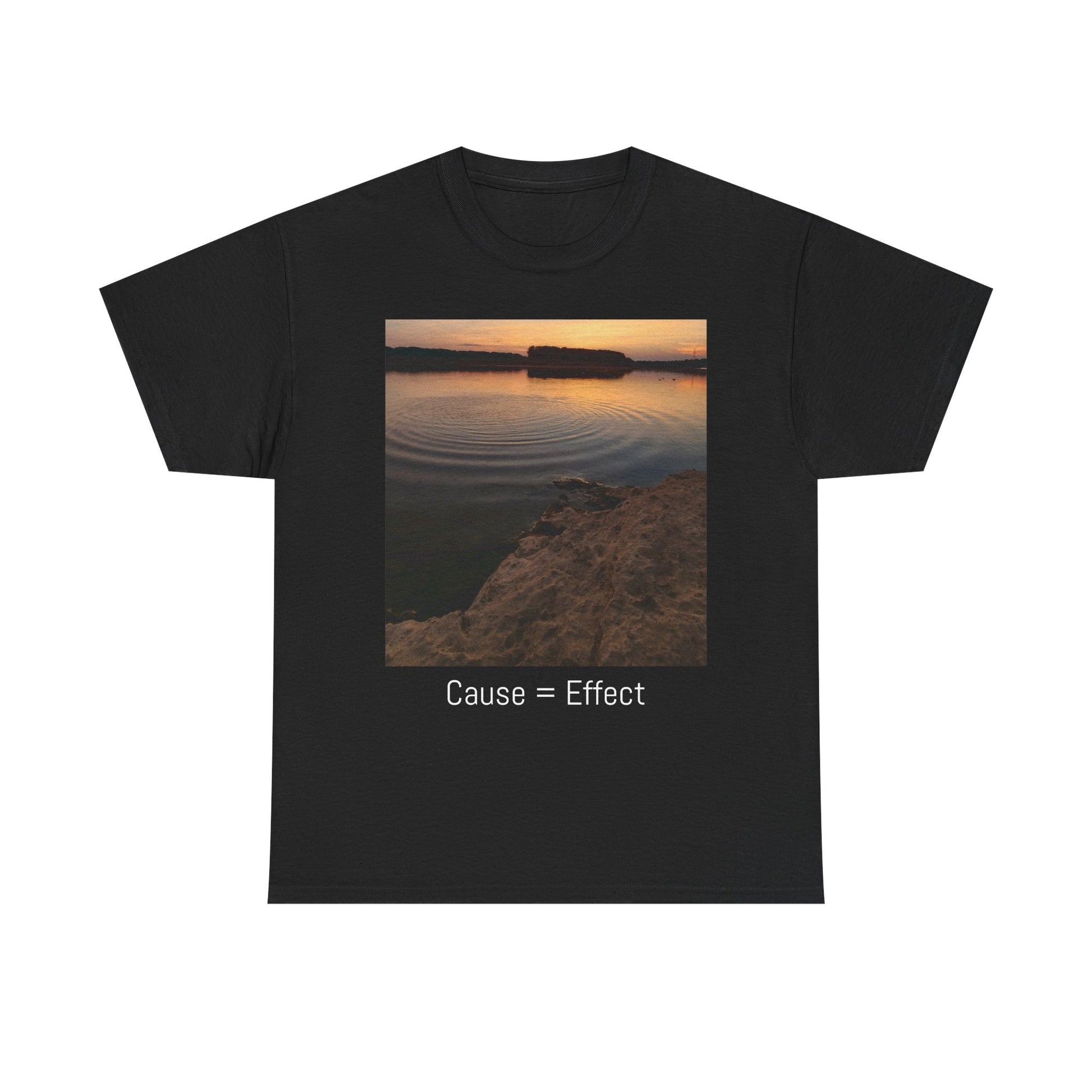 Nature-Inspired Unisex Heavy Cotton Tee, Casual T-Shirt for Nature Lovers, Eco-Friendly Gift, Relaxed Fit, Perfect for Summer