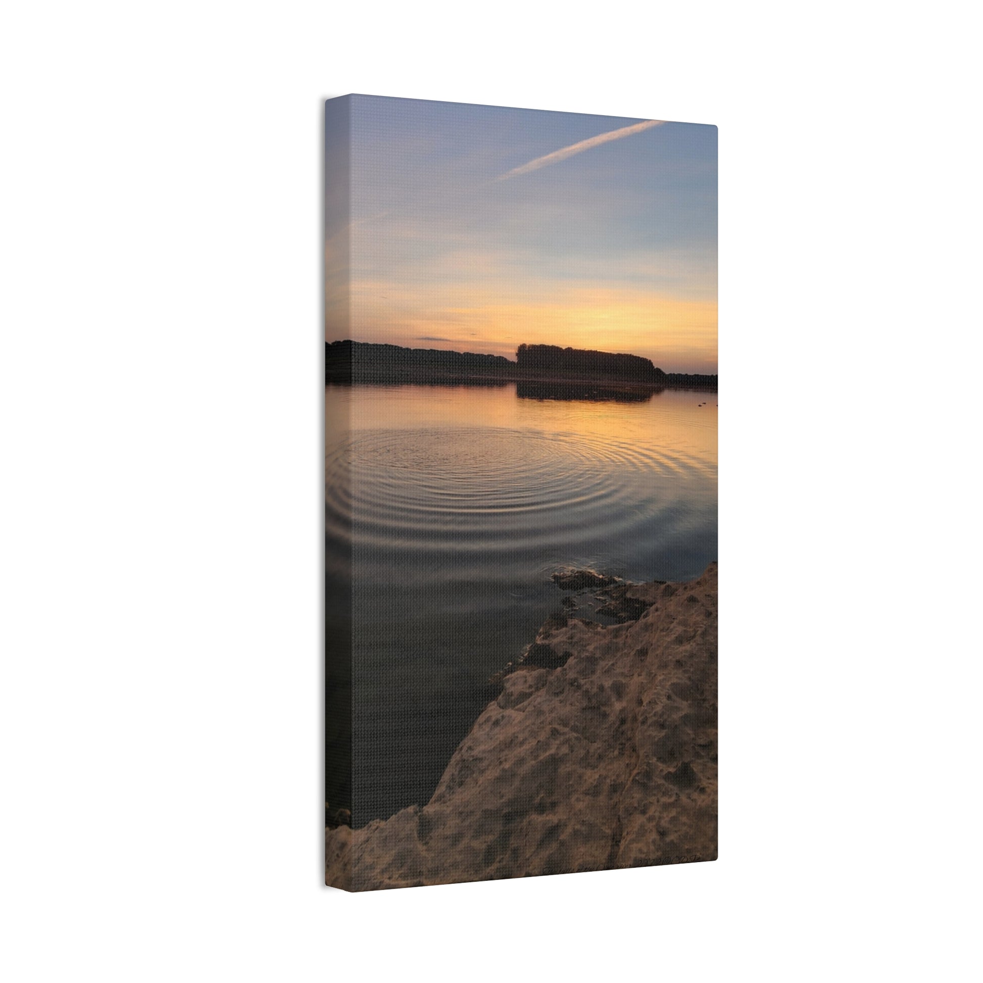 Serene Sunset Canvas Print, Wall Art for Home Decor, Landscape Artwork, Nature Photography, Gift for Nature Lovers