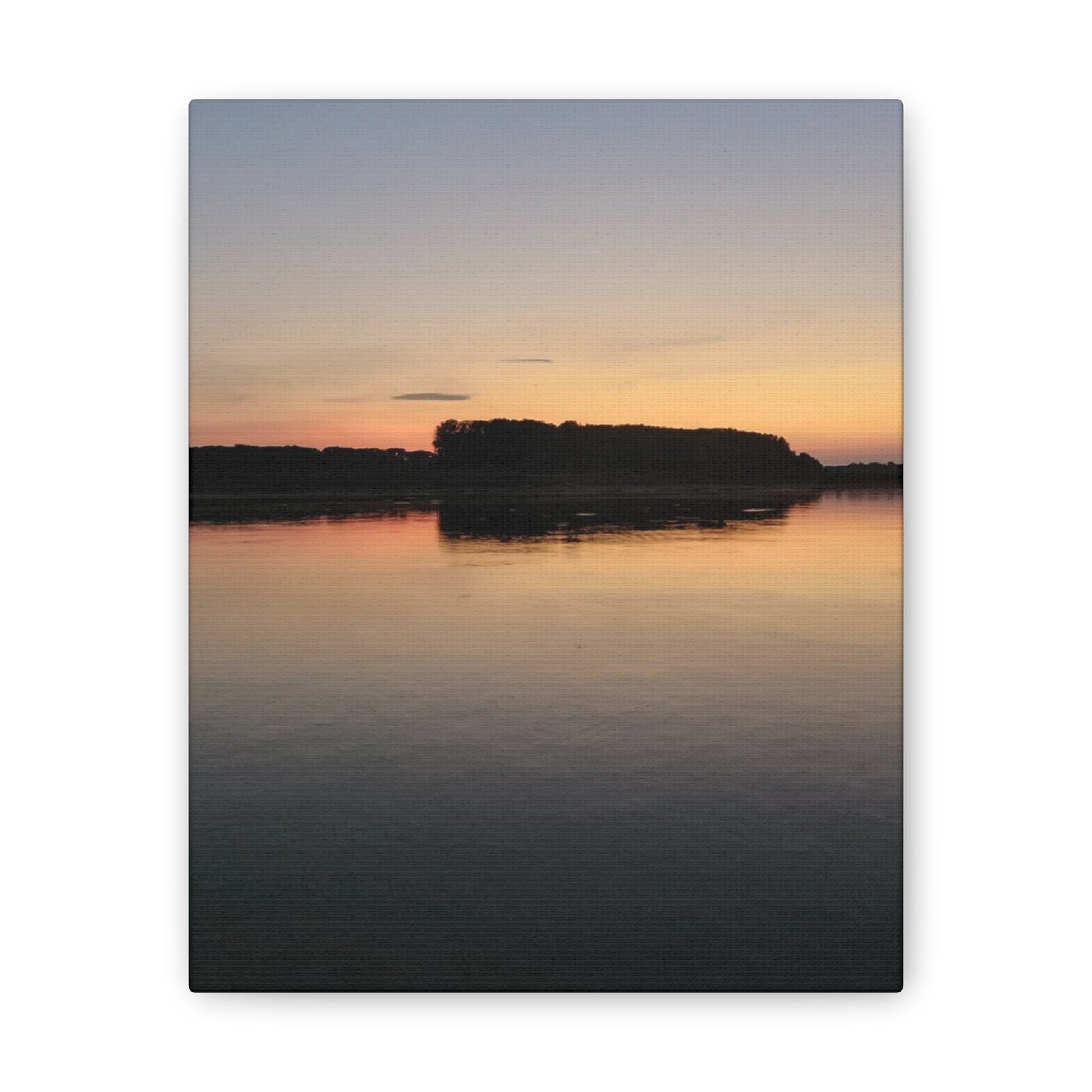 Serene Landscape Canvas Print, Wall Art for Home Decor, Gift for Nature Lovers, Art for Relaxation, Sunset Scene