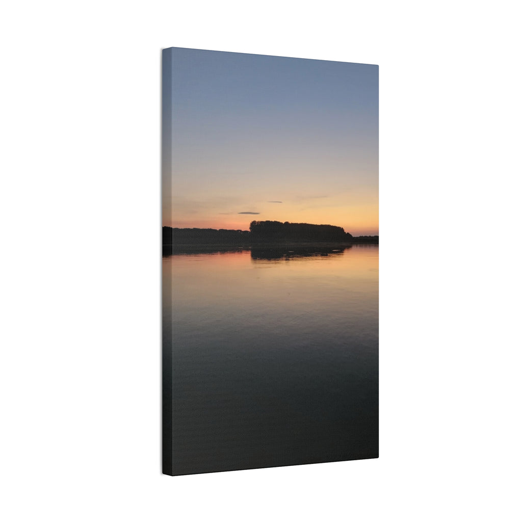 Serene Landscape Canvas Print, Wall Art for Home Decor, Gift for Nature Lovers, Art for Relaxation, Sunset Scene