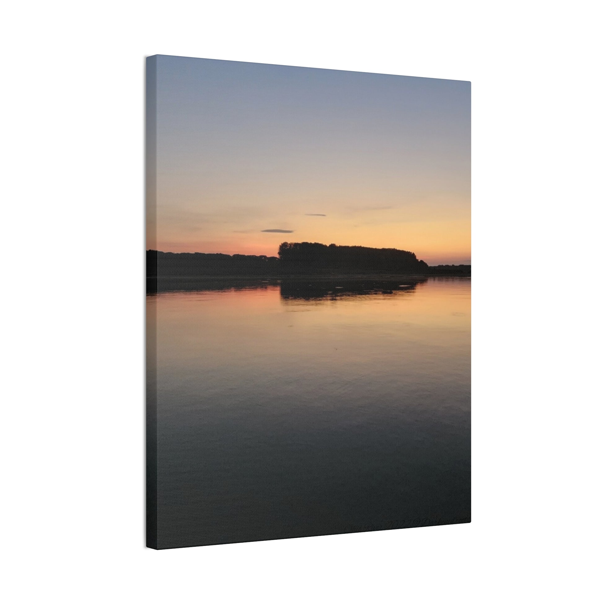 Serene Landscape Canvas Print, Wall Art for Home Decor, Gift for Nature Lovers, Art for Relaxation, Sunset Scene
