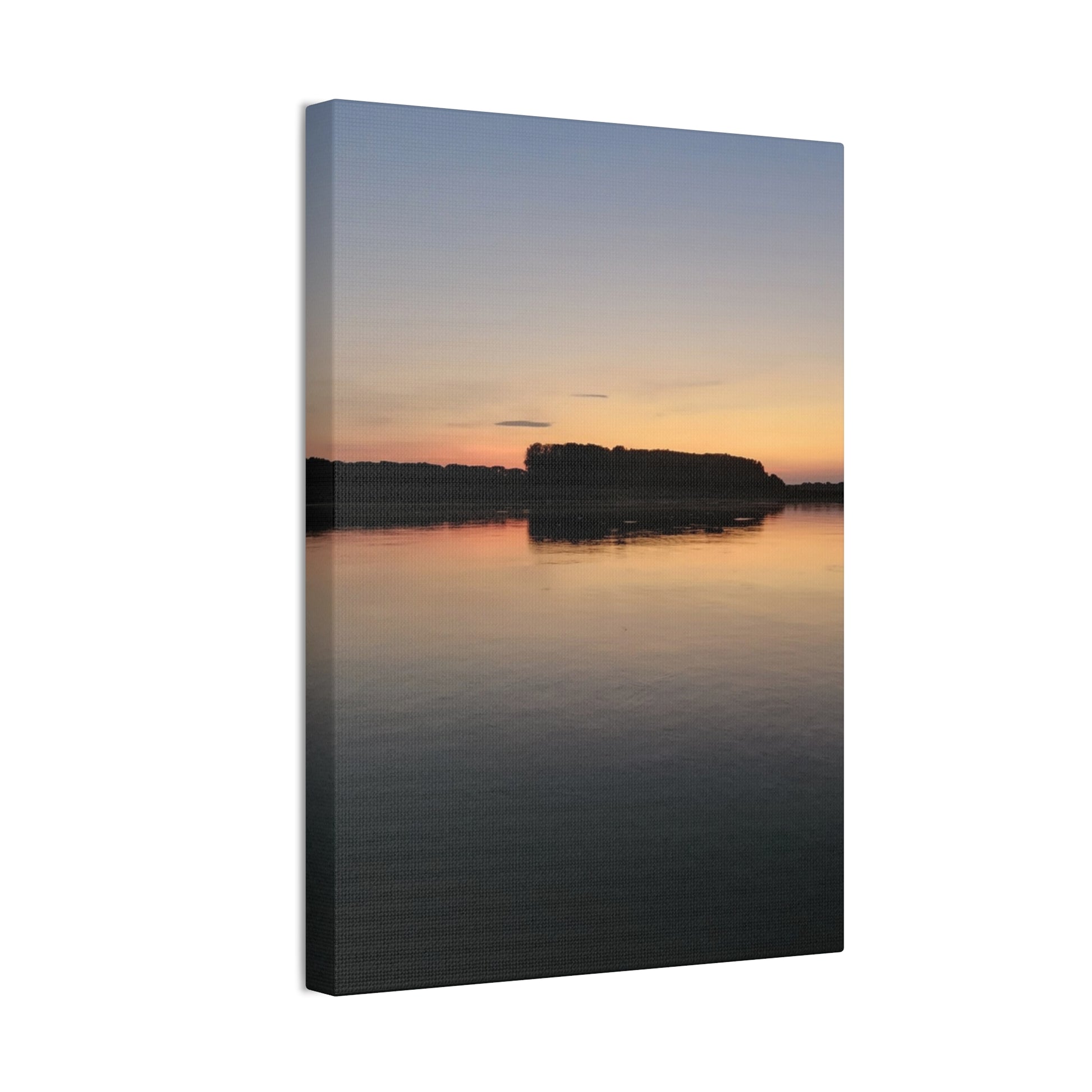 Serene Landscape Canvas Print, Wall Art for Home Decor, Gift for Nature Lovers, Art for Relaxation, Sunset Scene