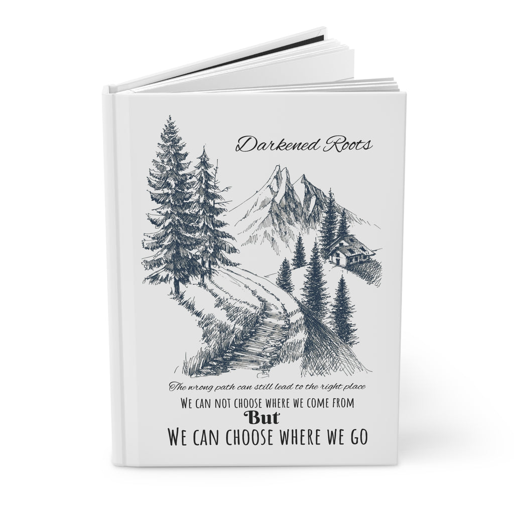 Inspirational Hardcover Journal, Nature-themed Writing Notebook, Gift for Writers, Personalized Travel Journal, Thoughtful Keepsake