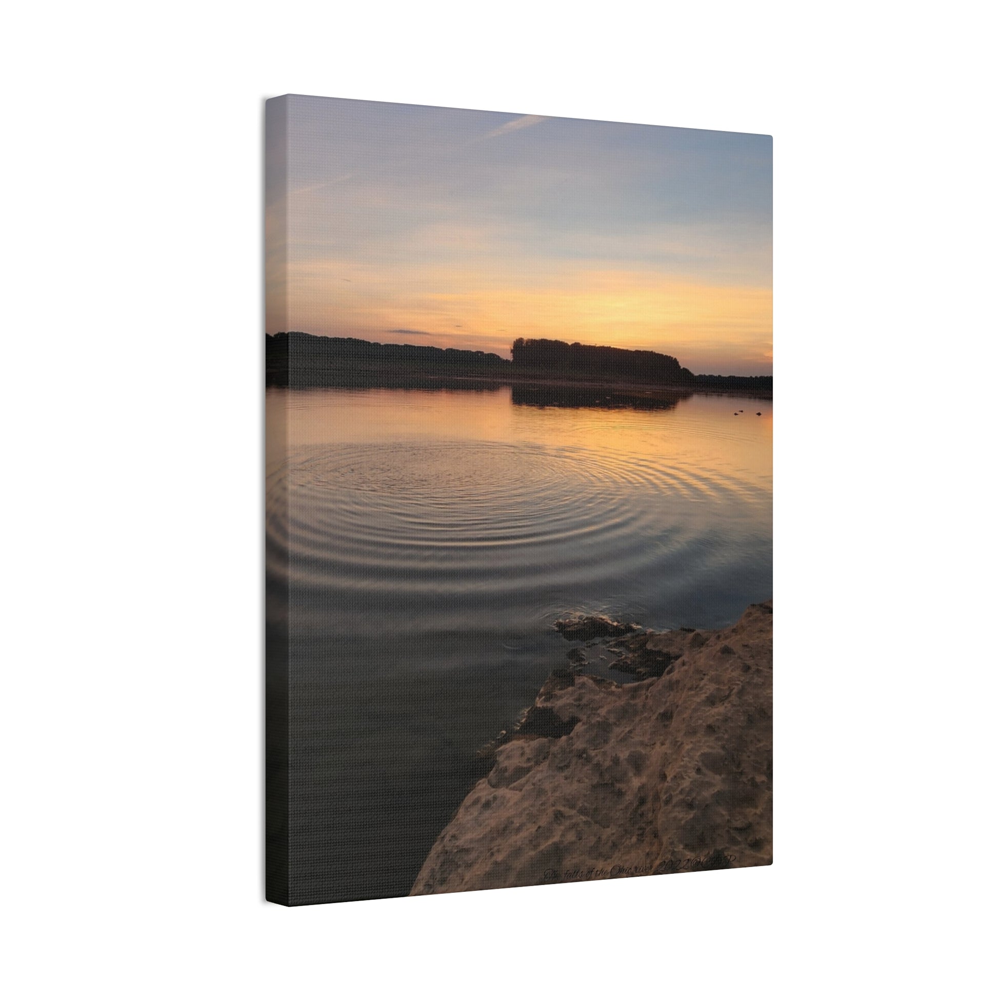 Serene Sunset Canvas Print, Wall Art for Home Decor, Landscape Artwork, Nature Photography, Gift for Nature Lovers