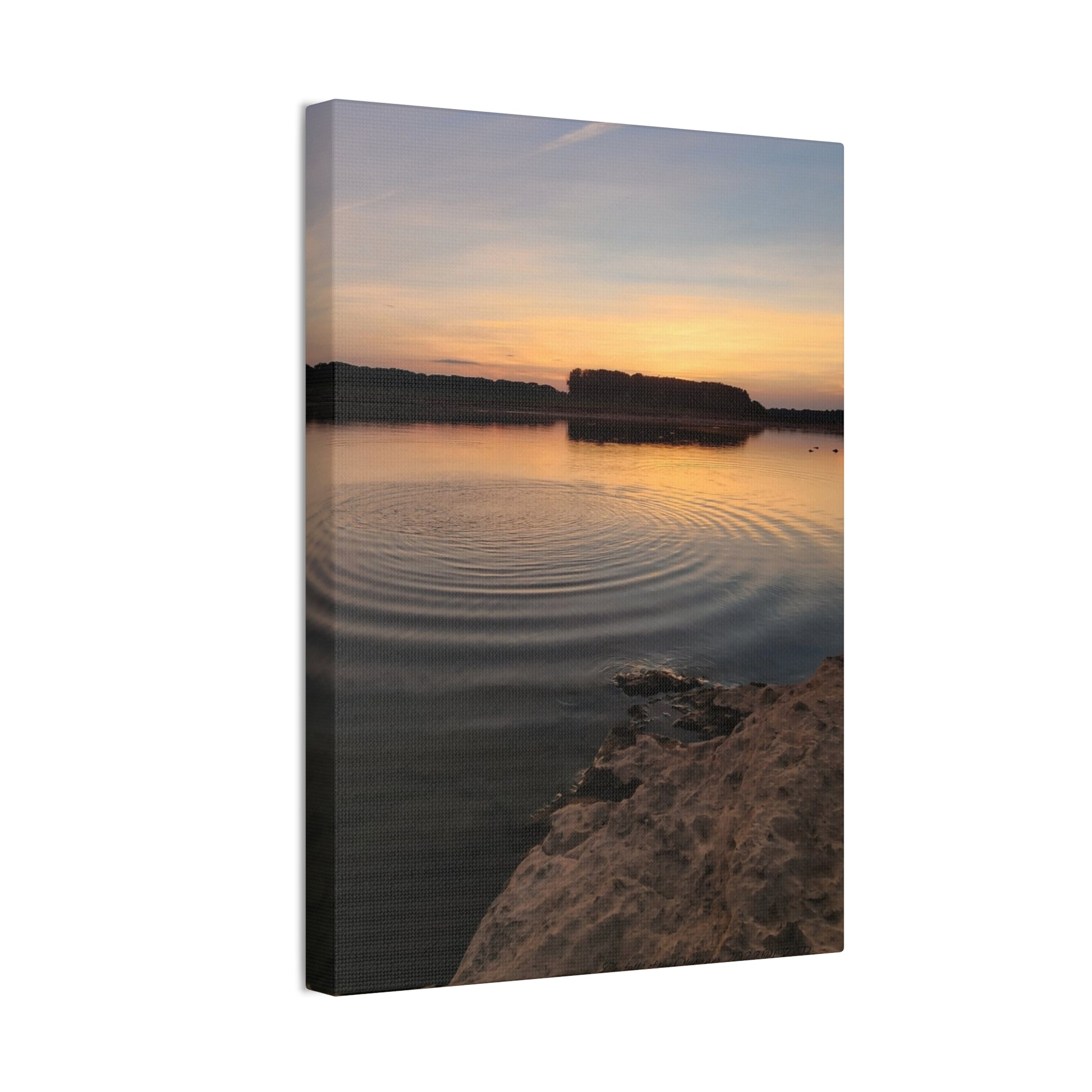 Serene Sunset Canvas Print, Wall Art for Home Decor, Landscape Artwork, Nature Photography, Gift for Nature Lovers