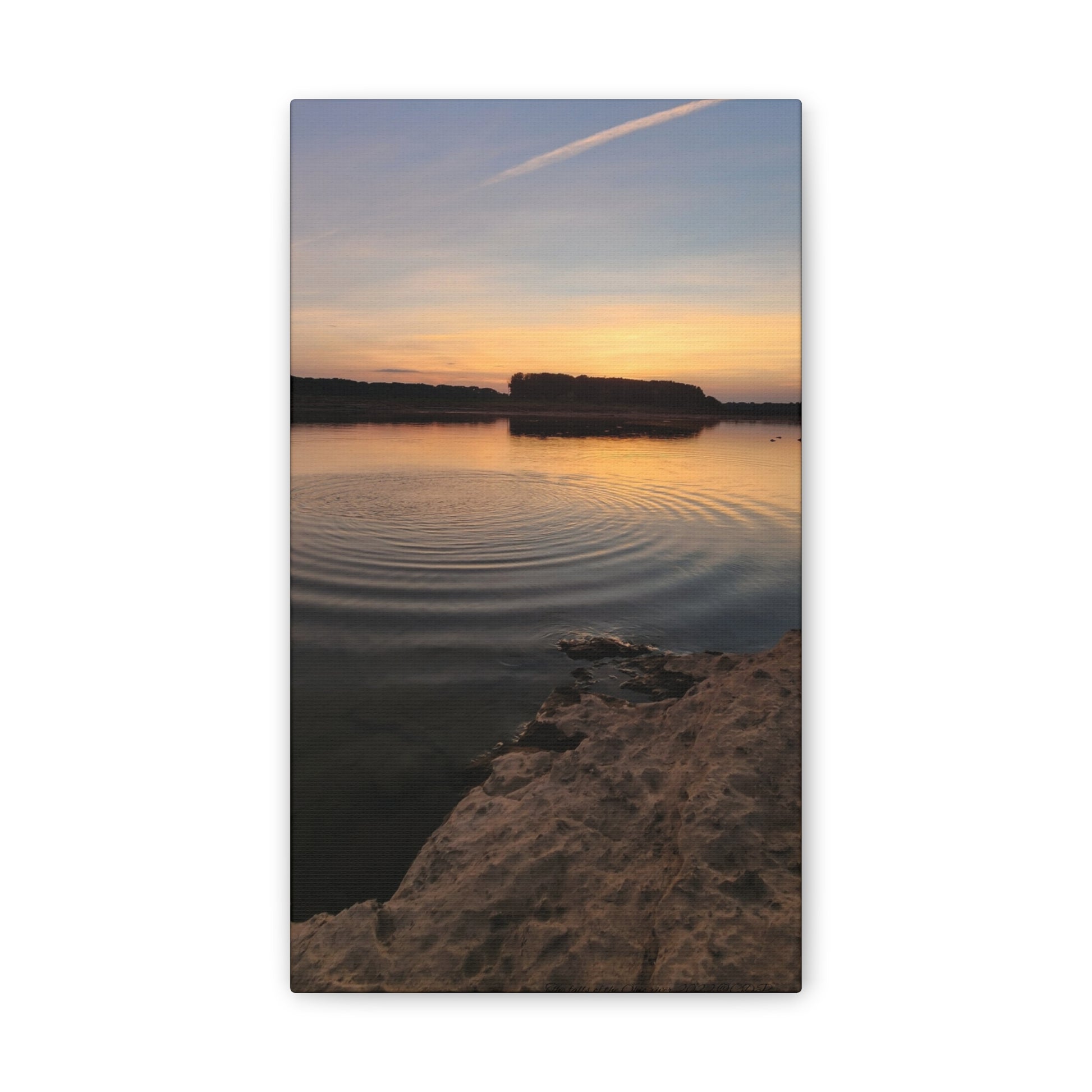 Serene Sunset Canvas Print, Wall Art for Home Decor, Landscape Artwork, Nature Photography, Gift for Nature Lovers