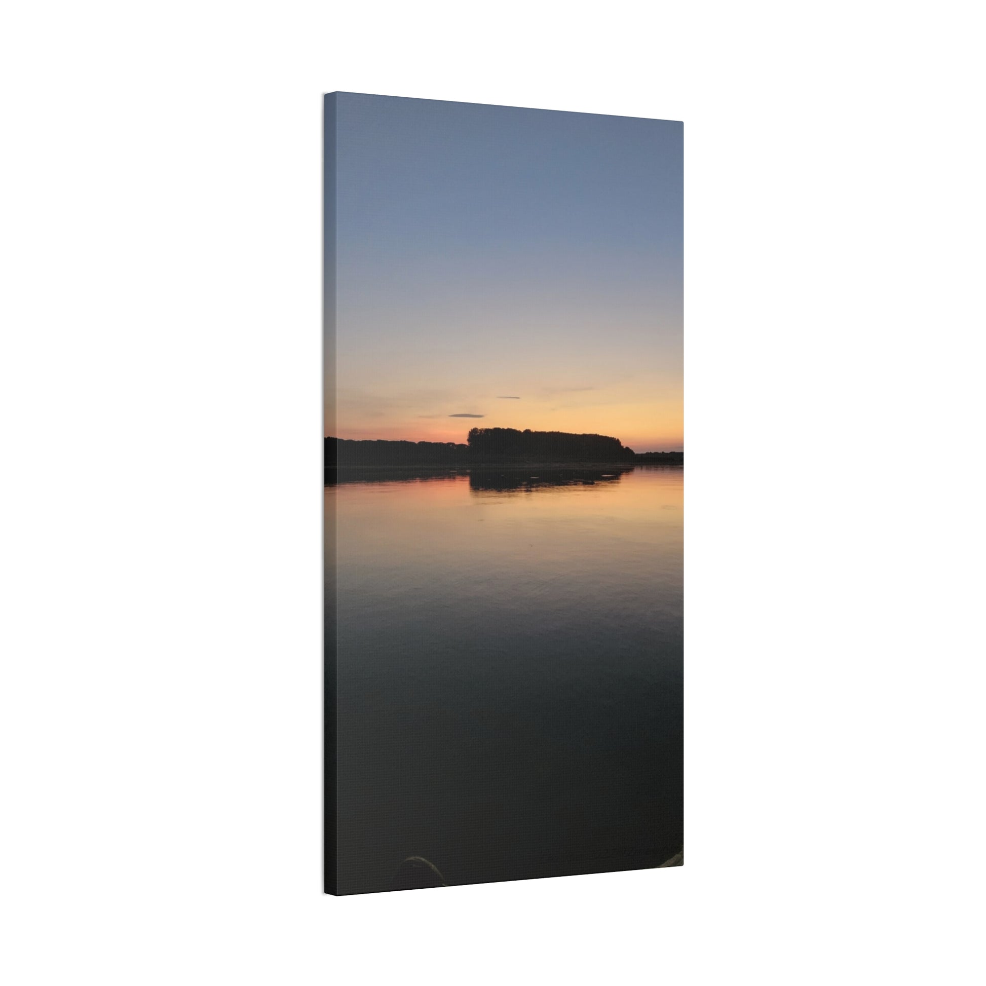 Serene Landscape Canvas Print, Wall Art for Home Decor, Gift for Nature Lovers, Art for Relaxation, Sunset Scene