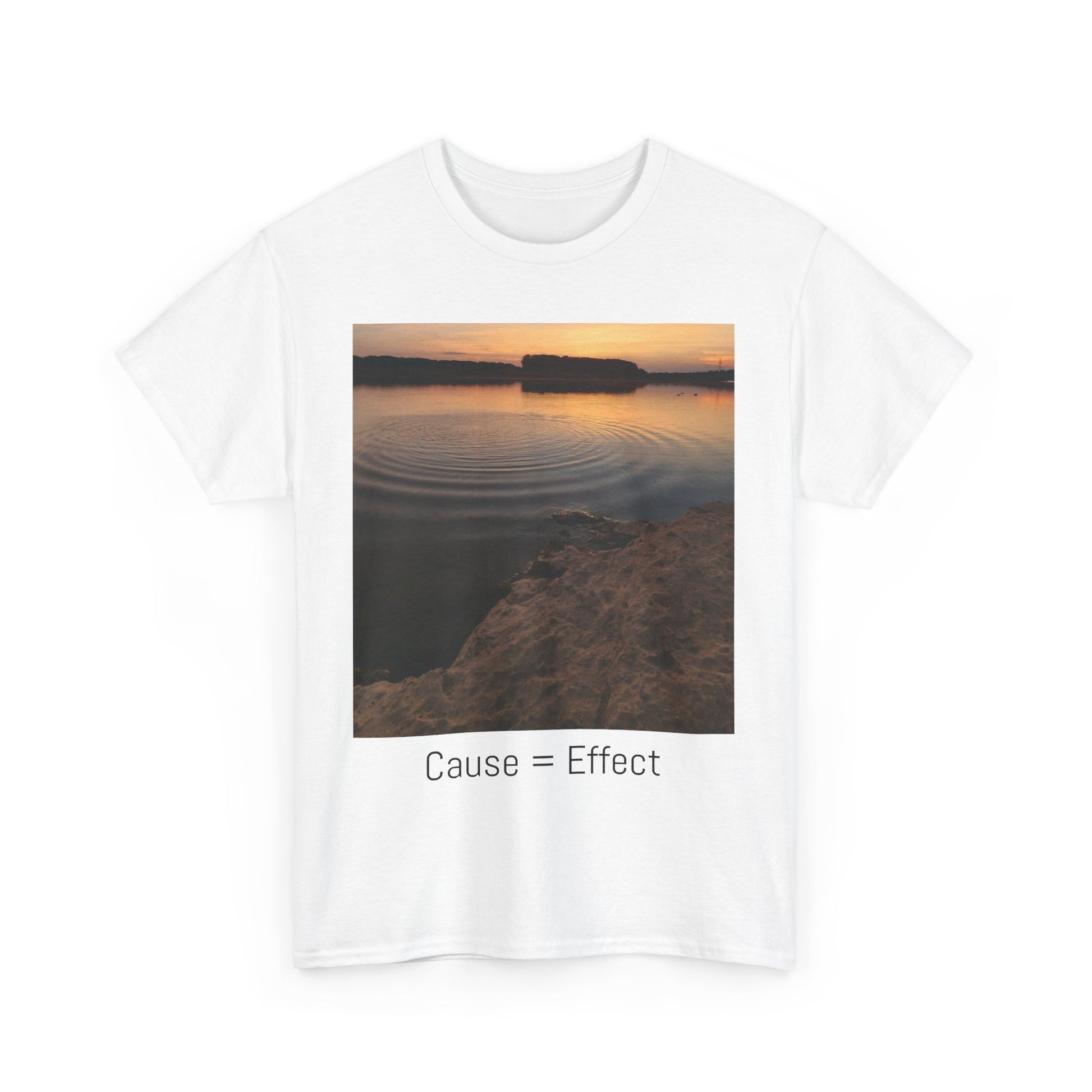 Nature-Inspired Unisex Heavy Cotton Tee, Casual T-Shirt for Nature Lovers, Eco-Friendly Gift, Relaxed Fit, Perfect for Summer